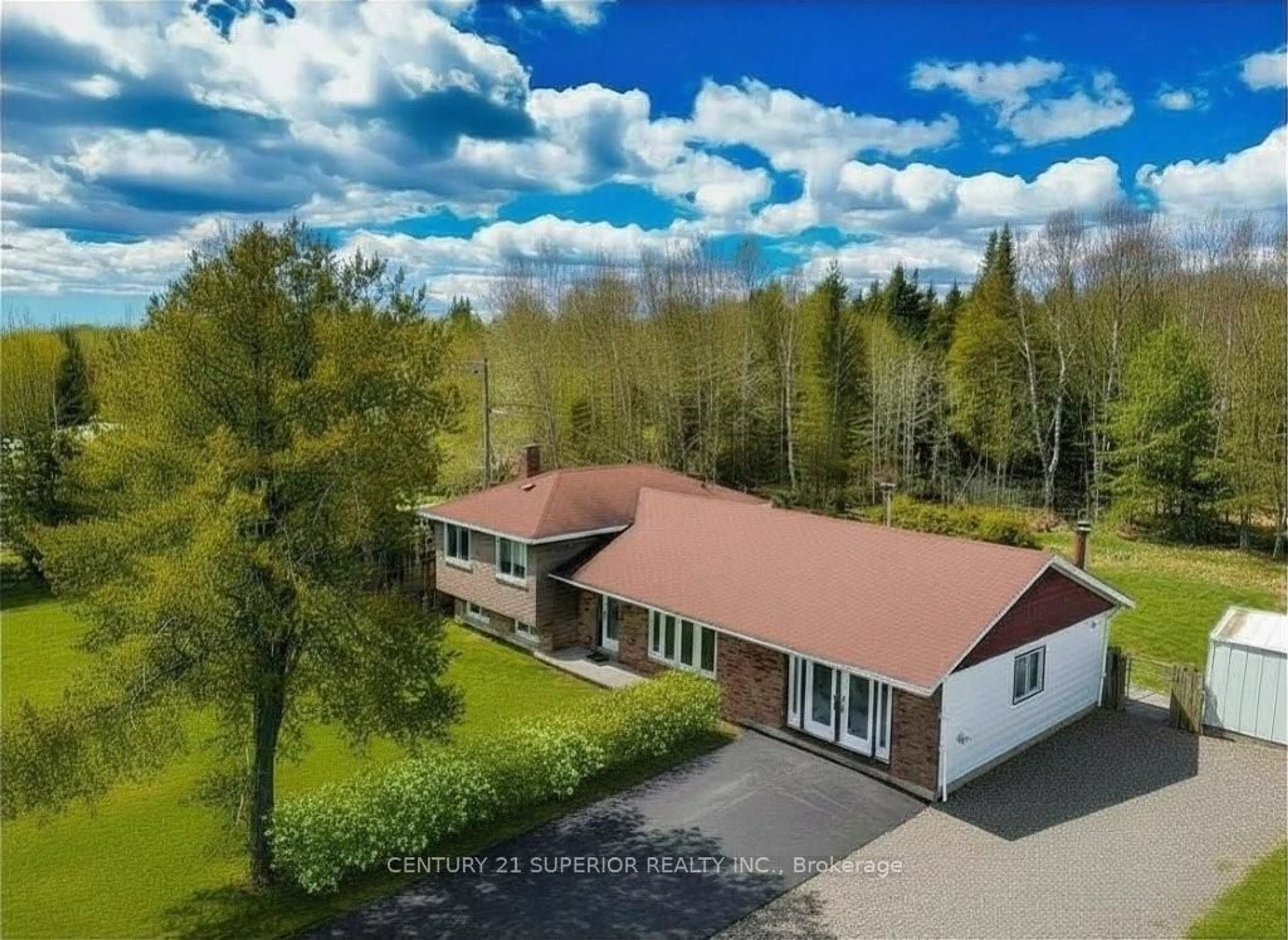 A pic from outside/outdoor area/front of a property/back of a property/a pic from drone, unknown for 16 Terrace Heights Drive, Terrace Bay Ontario P0T 2W0