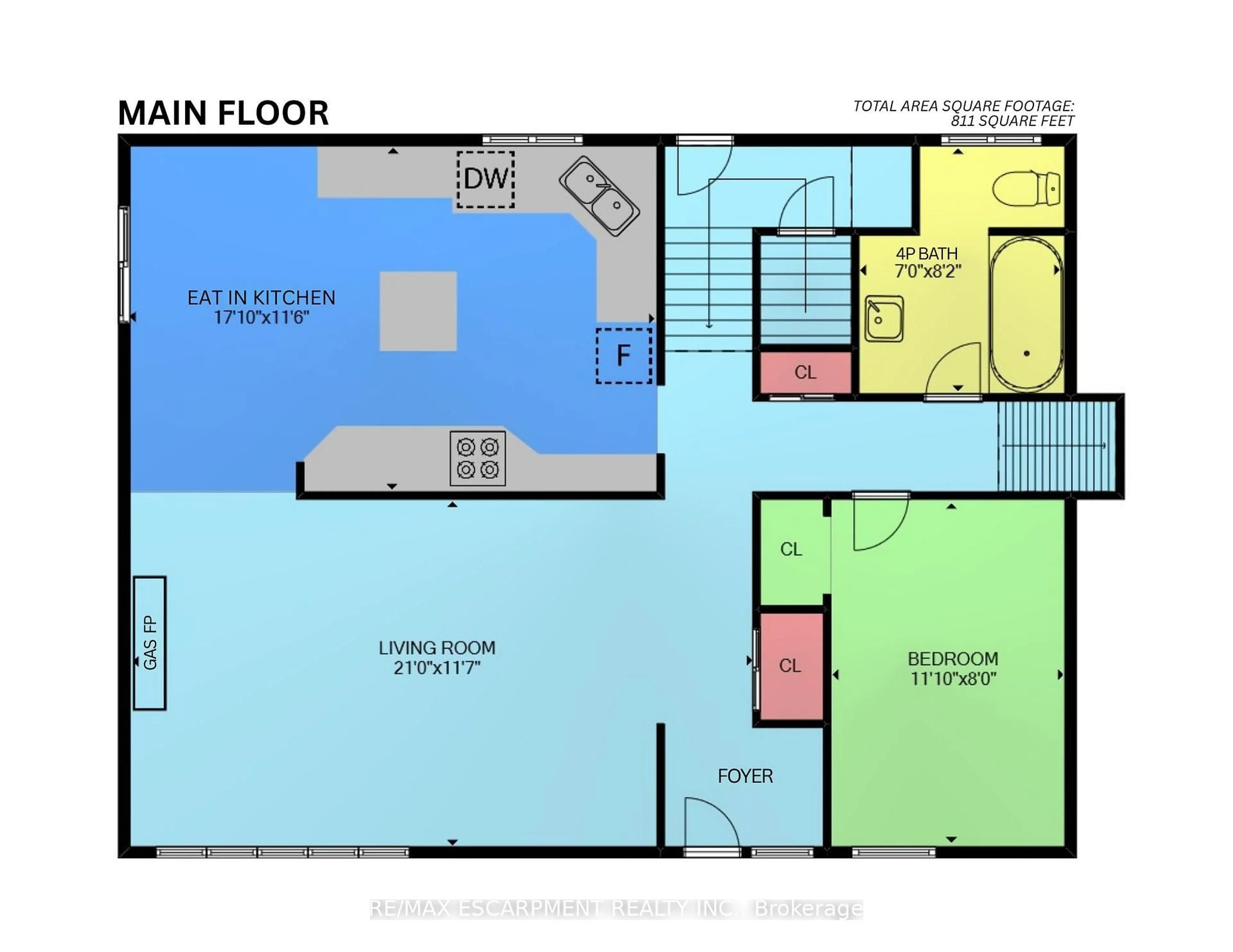 Floor plan for 217 West 15th St, Hamilton Ontario L9C 4B4