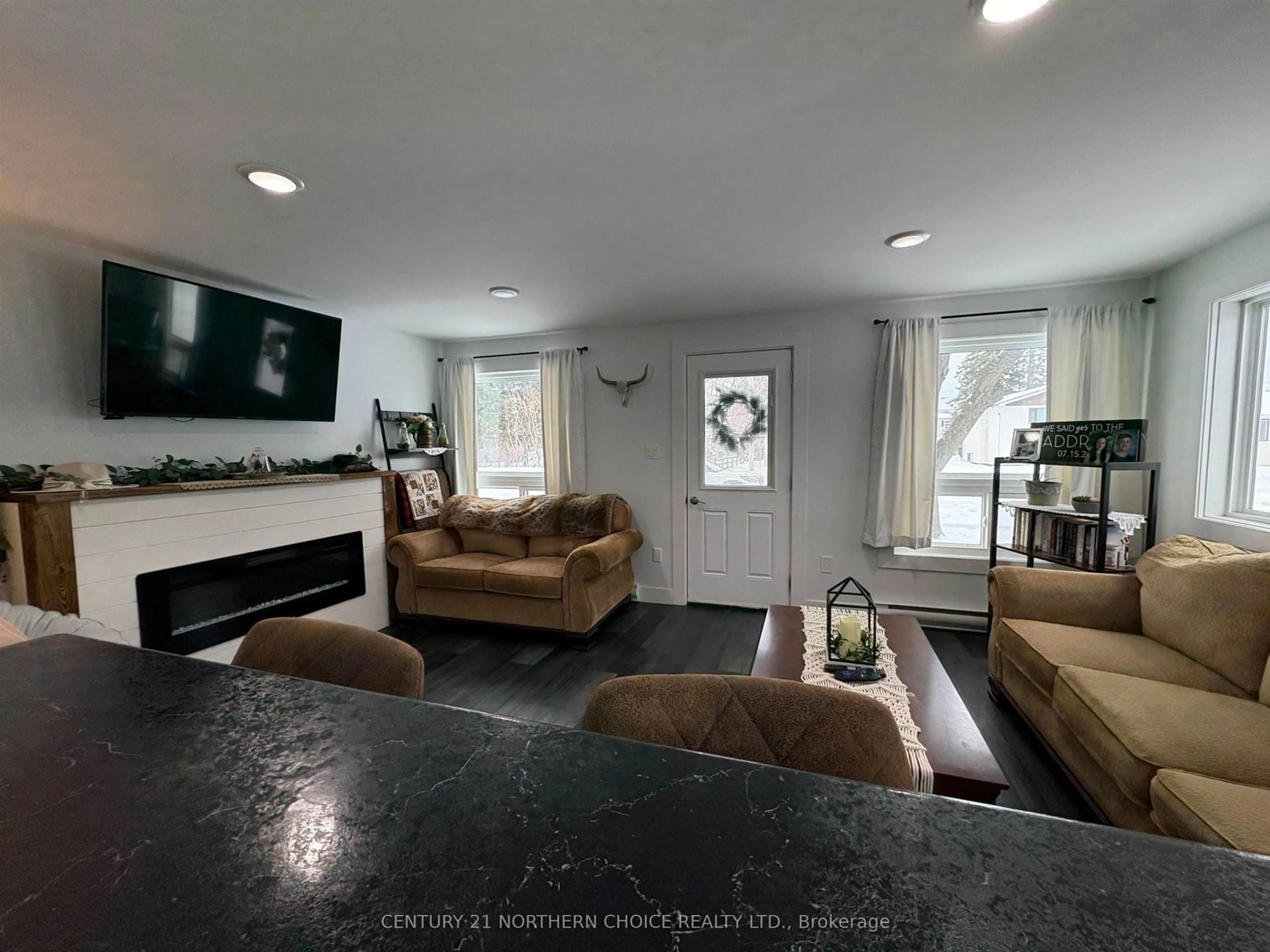 Living room with furniture, unknown for 1026 Third St, Fort Frances Ontario P9A 1S4