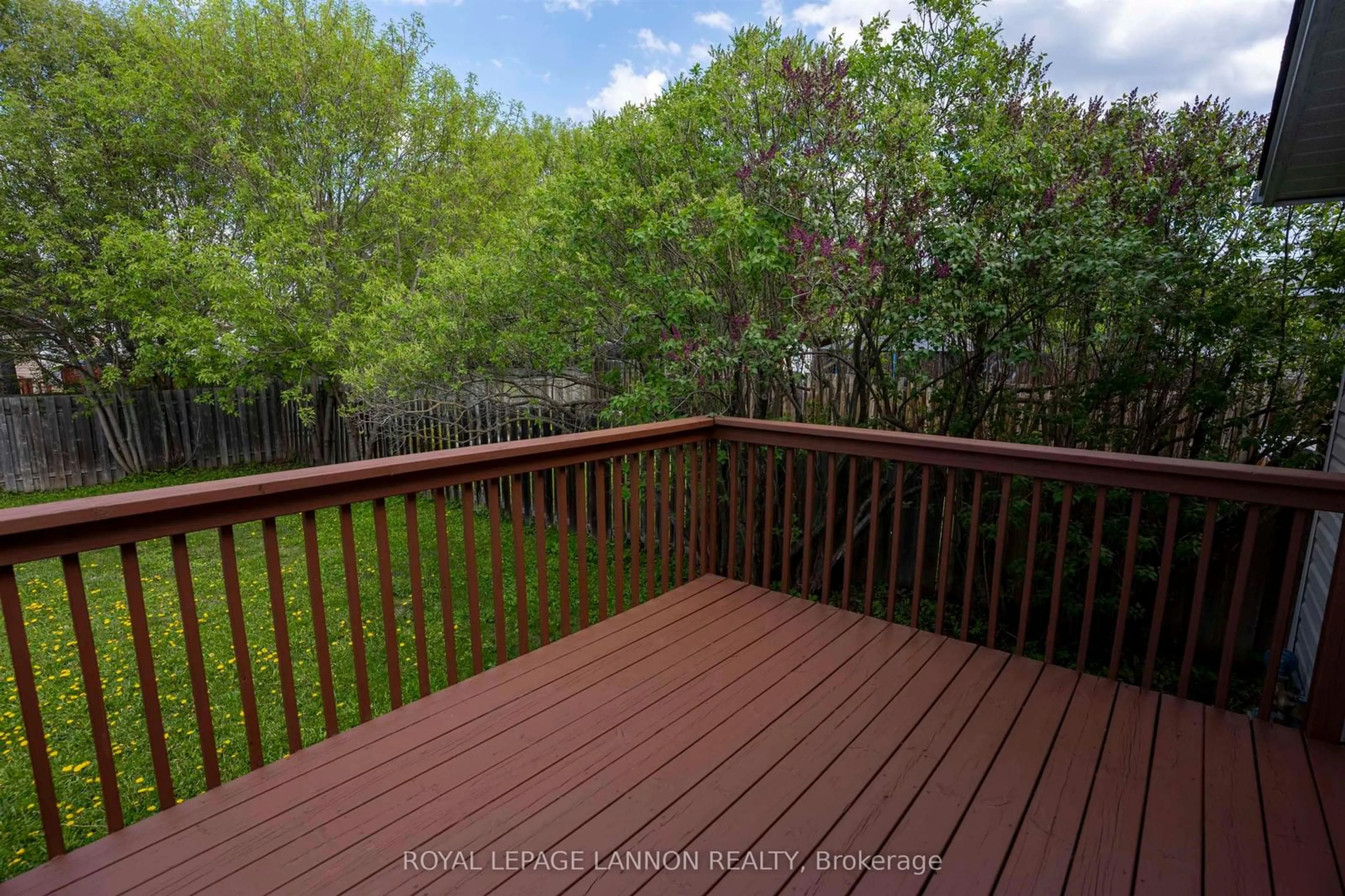 Patio, forest/trees view for 138 Windemere Ave. S., Thunder Bay Ontario P7A 6B4