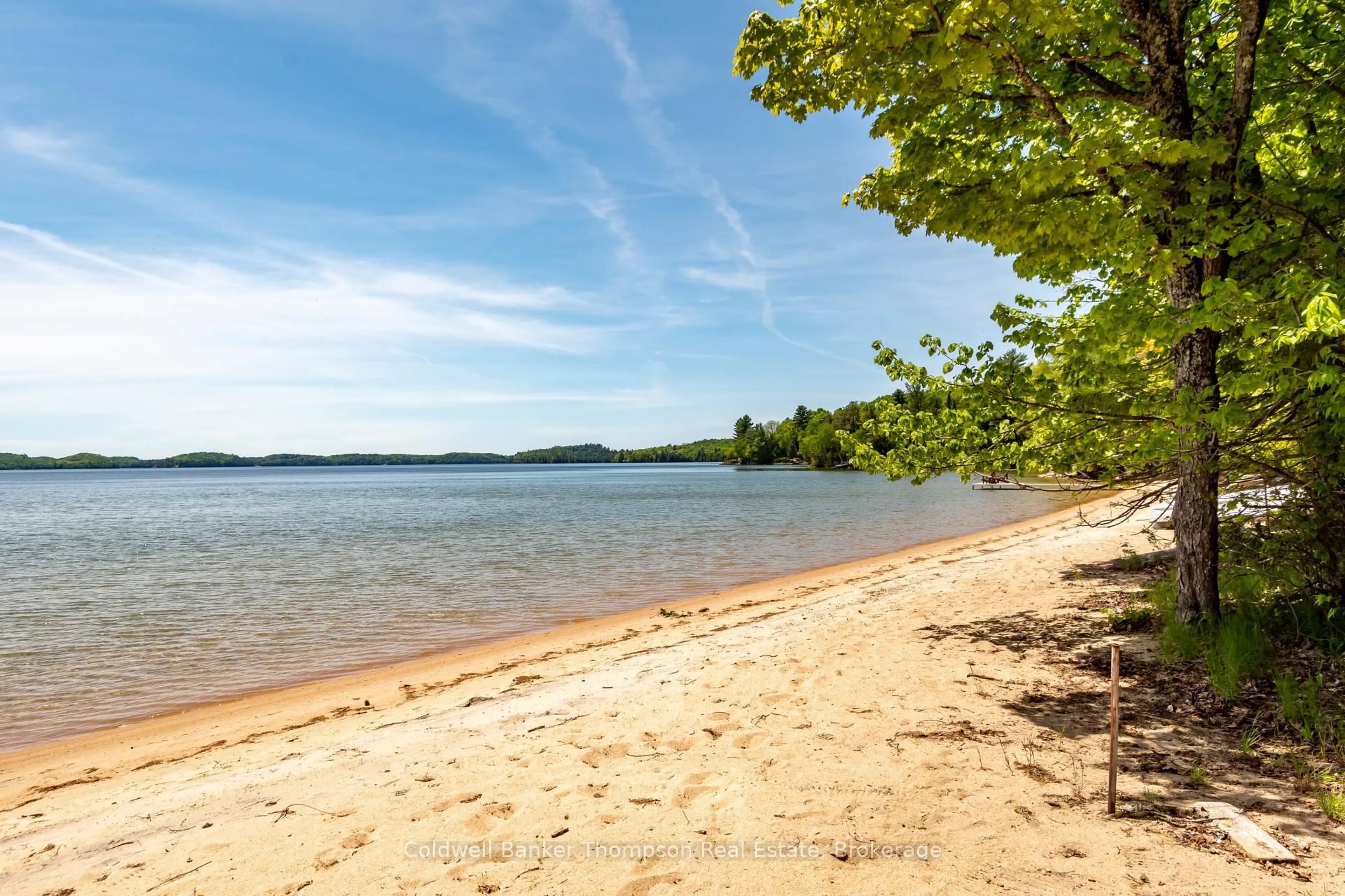 Patio, water/lake/river/ocean view for 1027 Stroud Beach Rd #34, Muskoka Lakes Ontario P0B 1M0