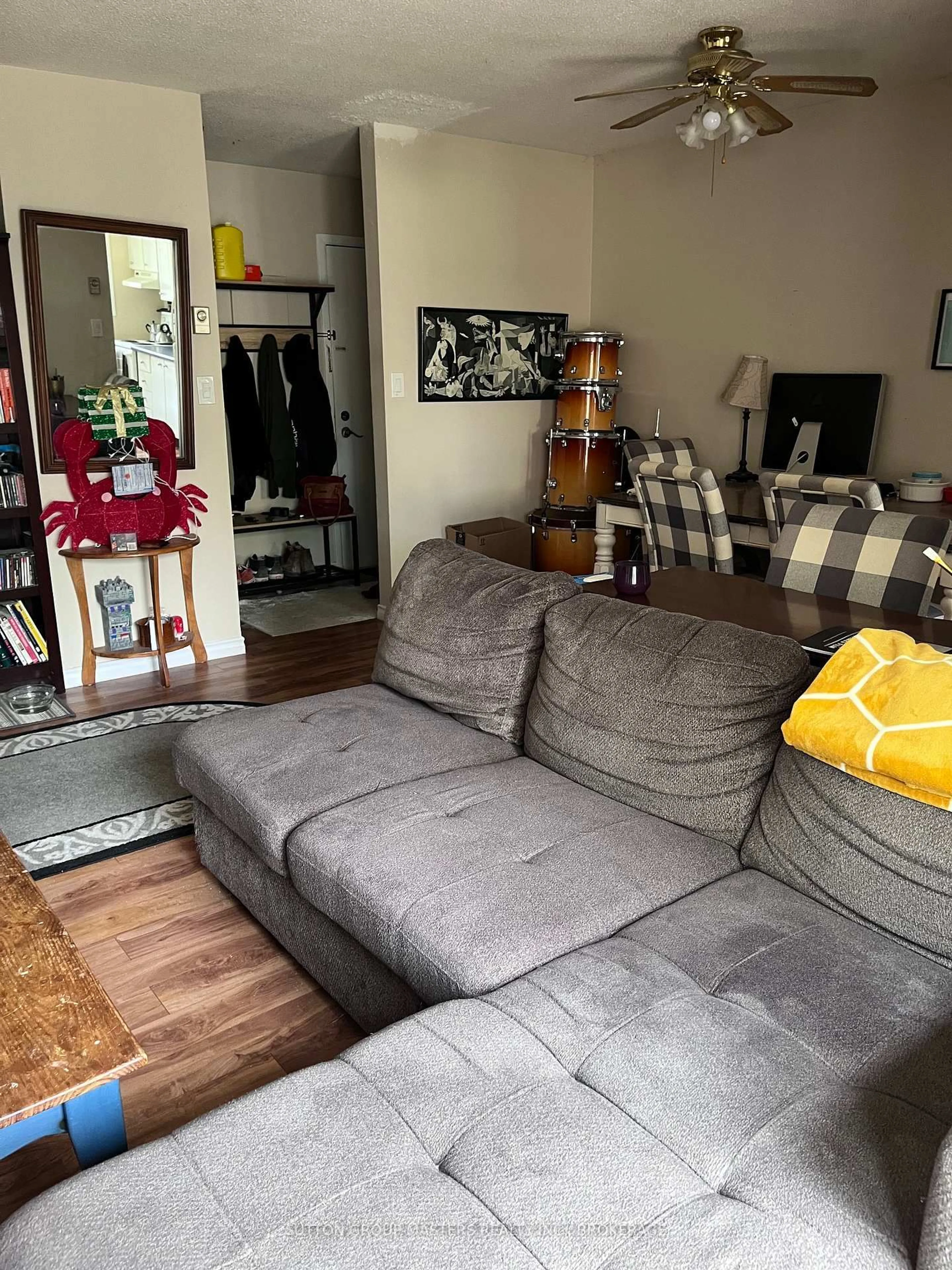 Living room with furniture, floor is not visible for 1000 Pembridge Cres #307, Kingston Ontario K7P 1A3
