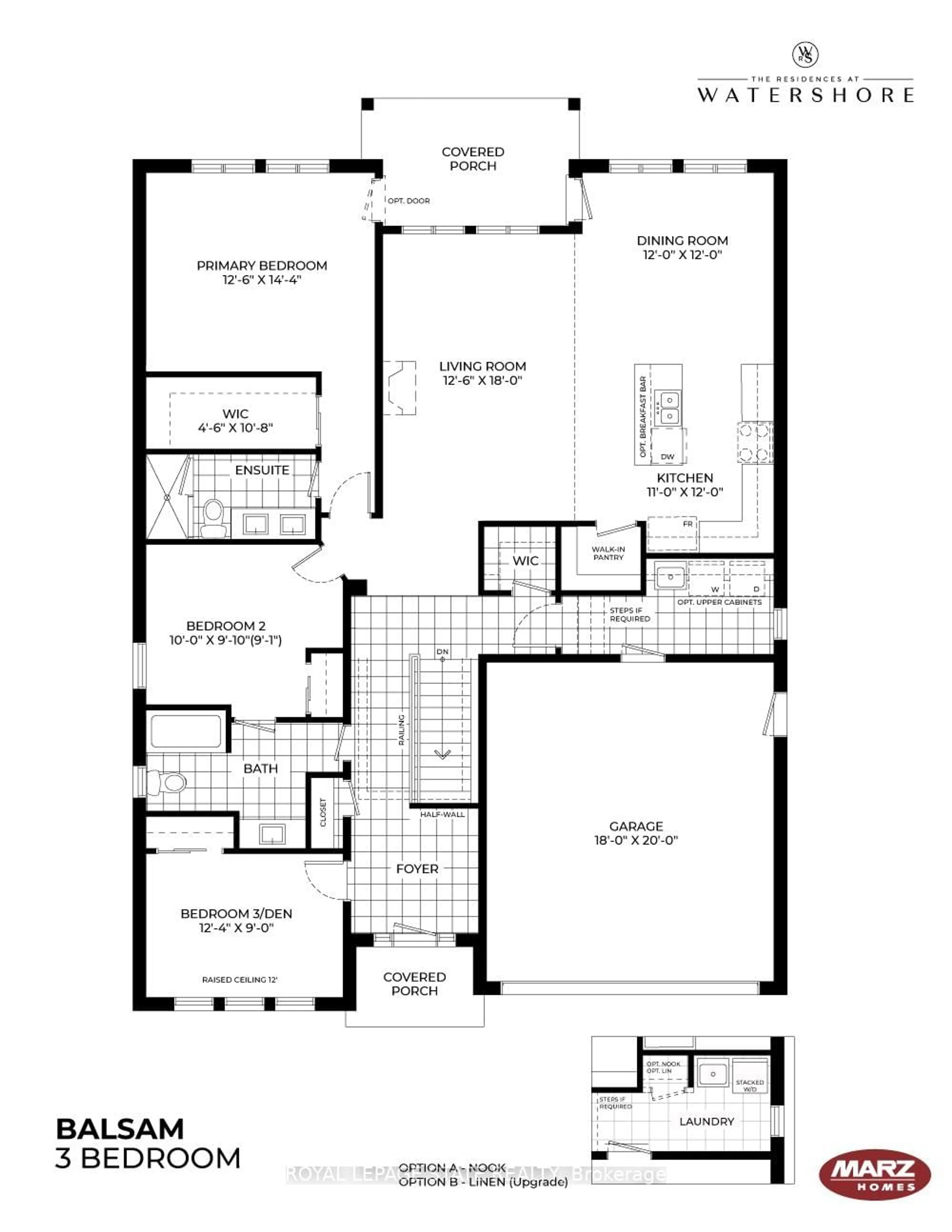Floor plan for 100 Watershore Dr #Lot 2, Hamilton Ontario L8E 0C1