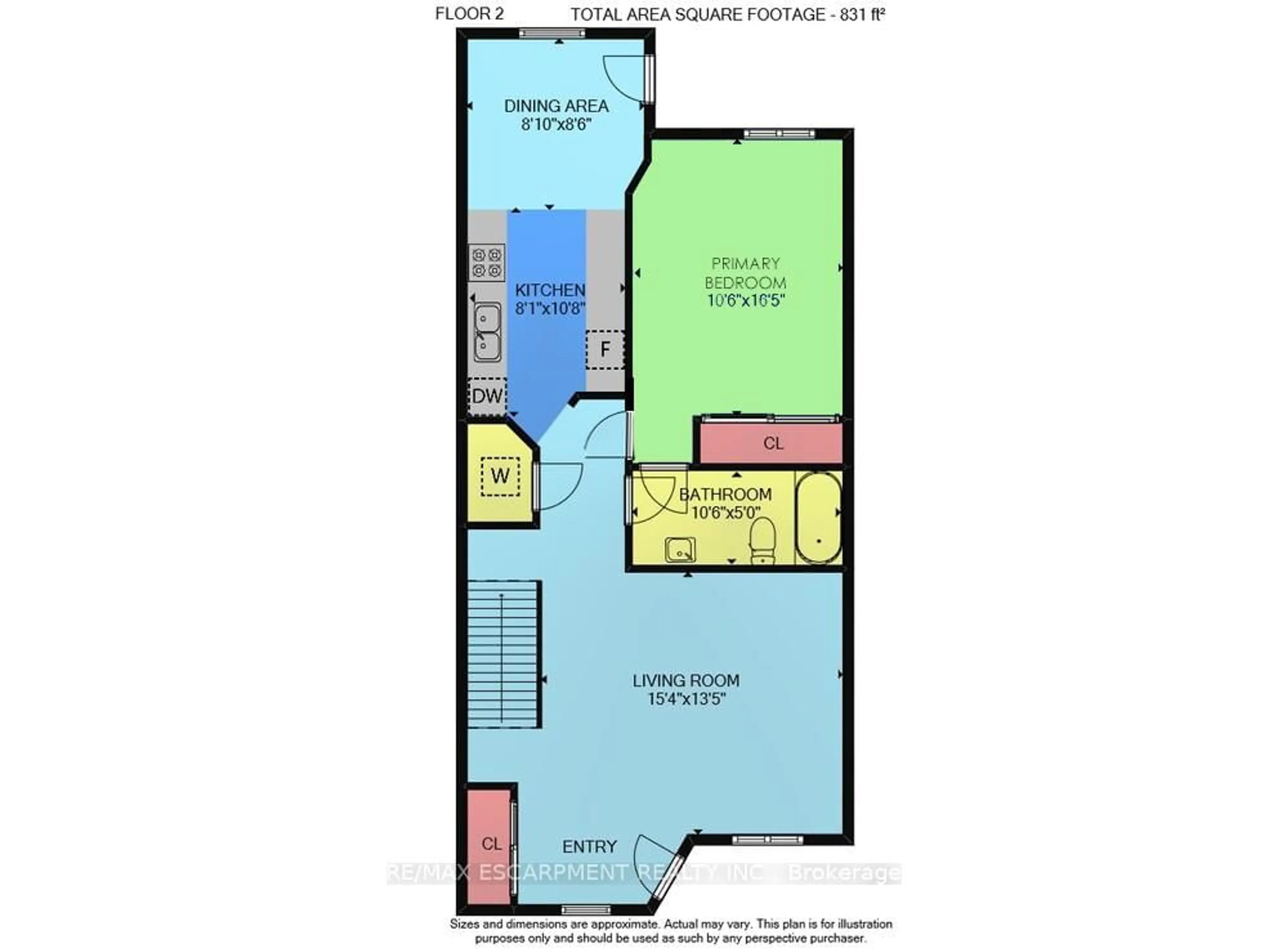 Floor plan for 9 Wentworth Dr #2, Grimsby Ontario L3M 5H9