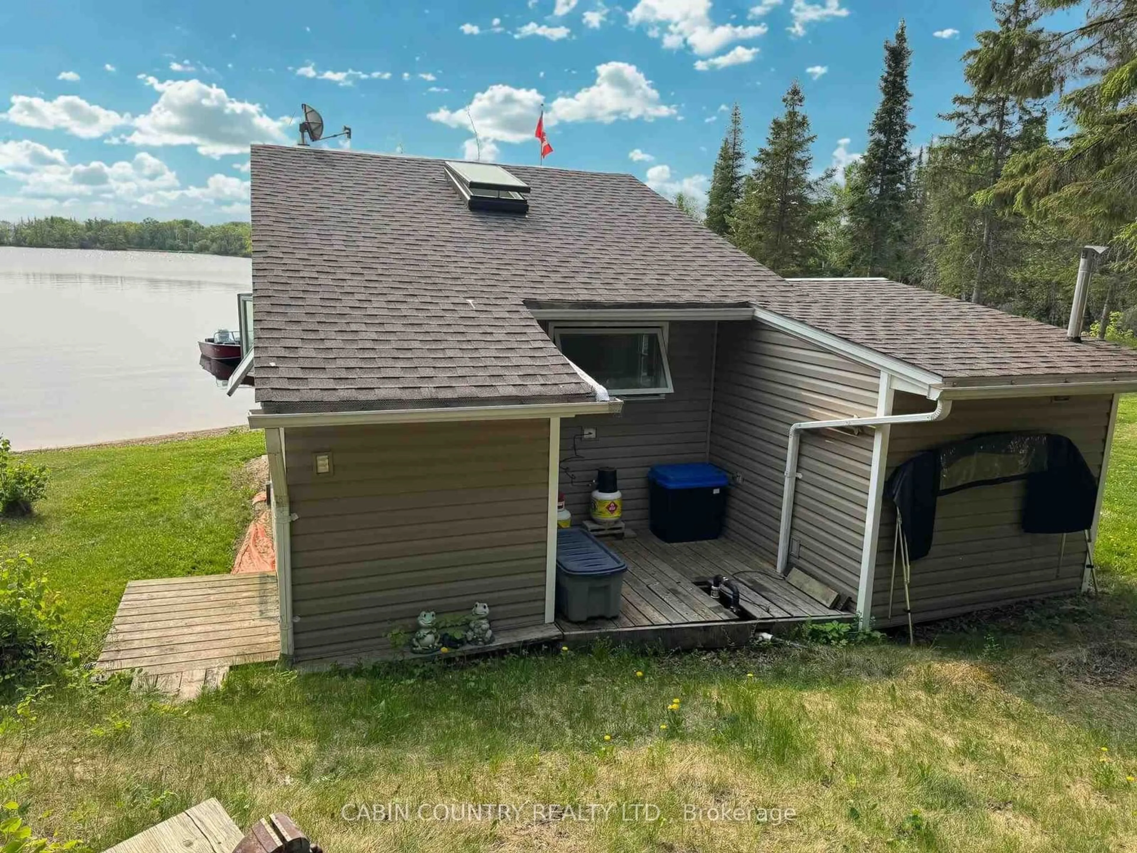 A pic from outside/outdoor area/front of a property/back of a property/a pic from drone, water/lake/river/ocean view for Lot 24 Brule PT, Kenora Remote Area Ontario P0X 1C0
