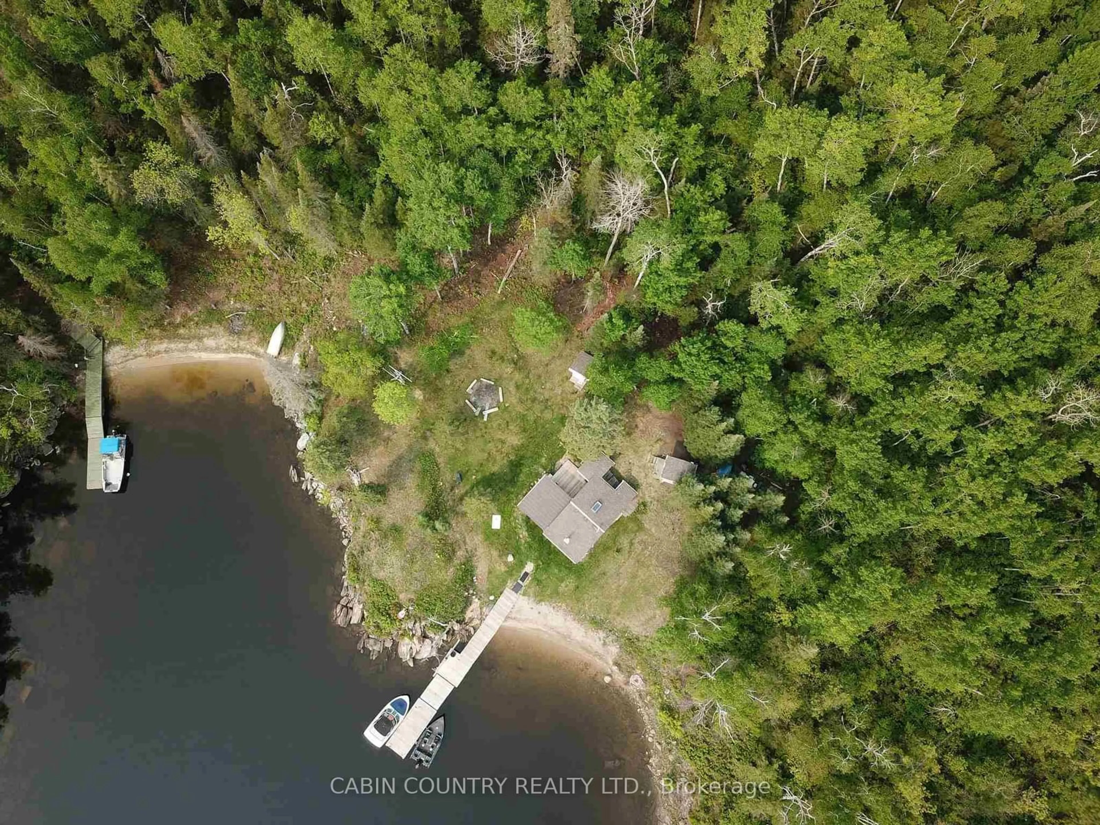 A pic from outside/outdoor area/front of a property/back of a property/a pic from drone, water/lake/river/ocean view for Lot 24 Brule PT, Kenora Remote Area Ontario P0X 1C0