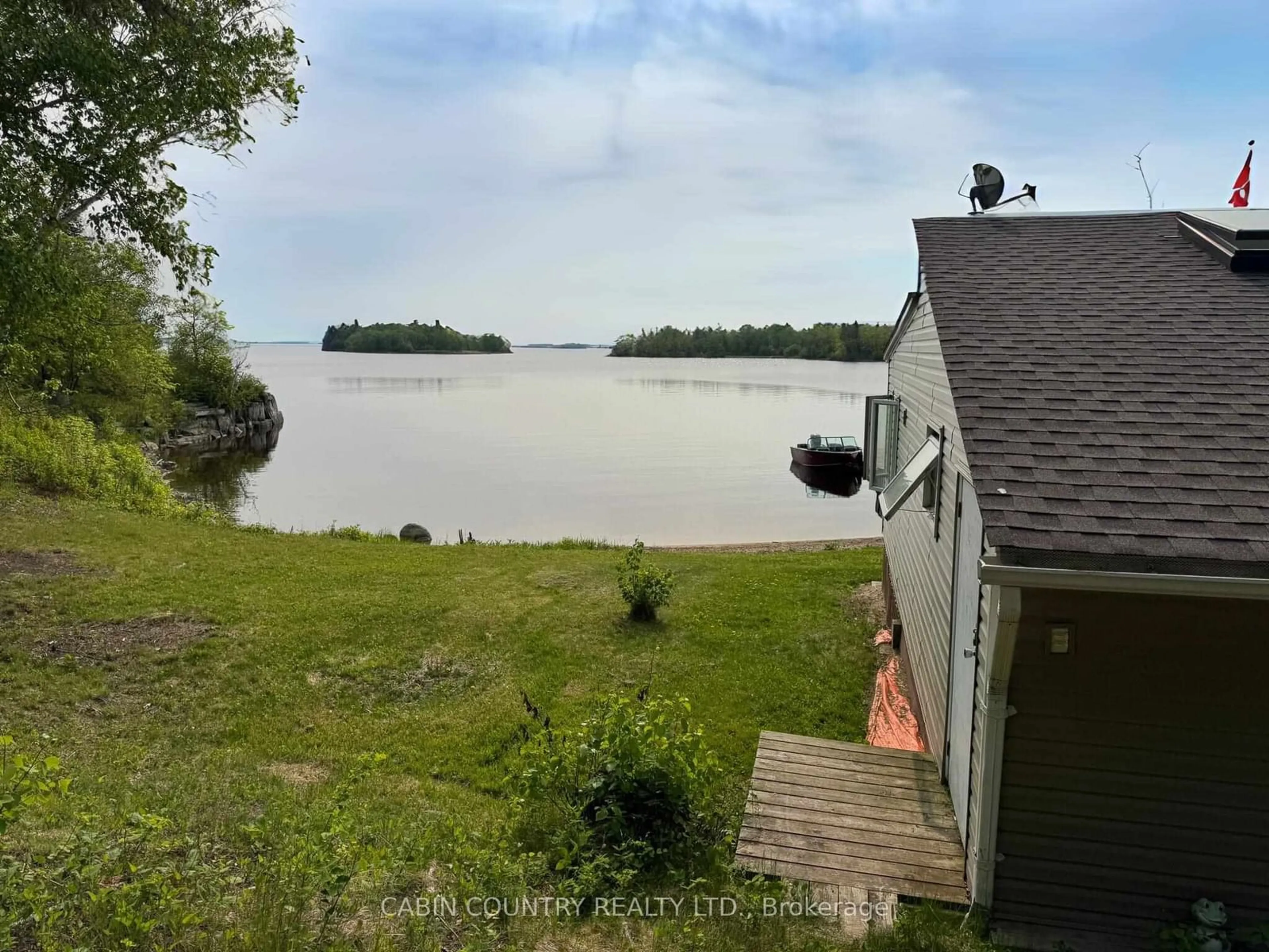 A pic from outside/outdoor area/front of a property/back of a property/a pic from drone, water/lake/river/ocean view for Lot 24 Brule PT, Kenora Remote Area Ontario P0X 1C0