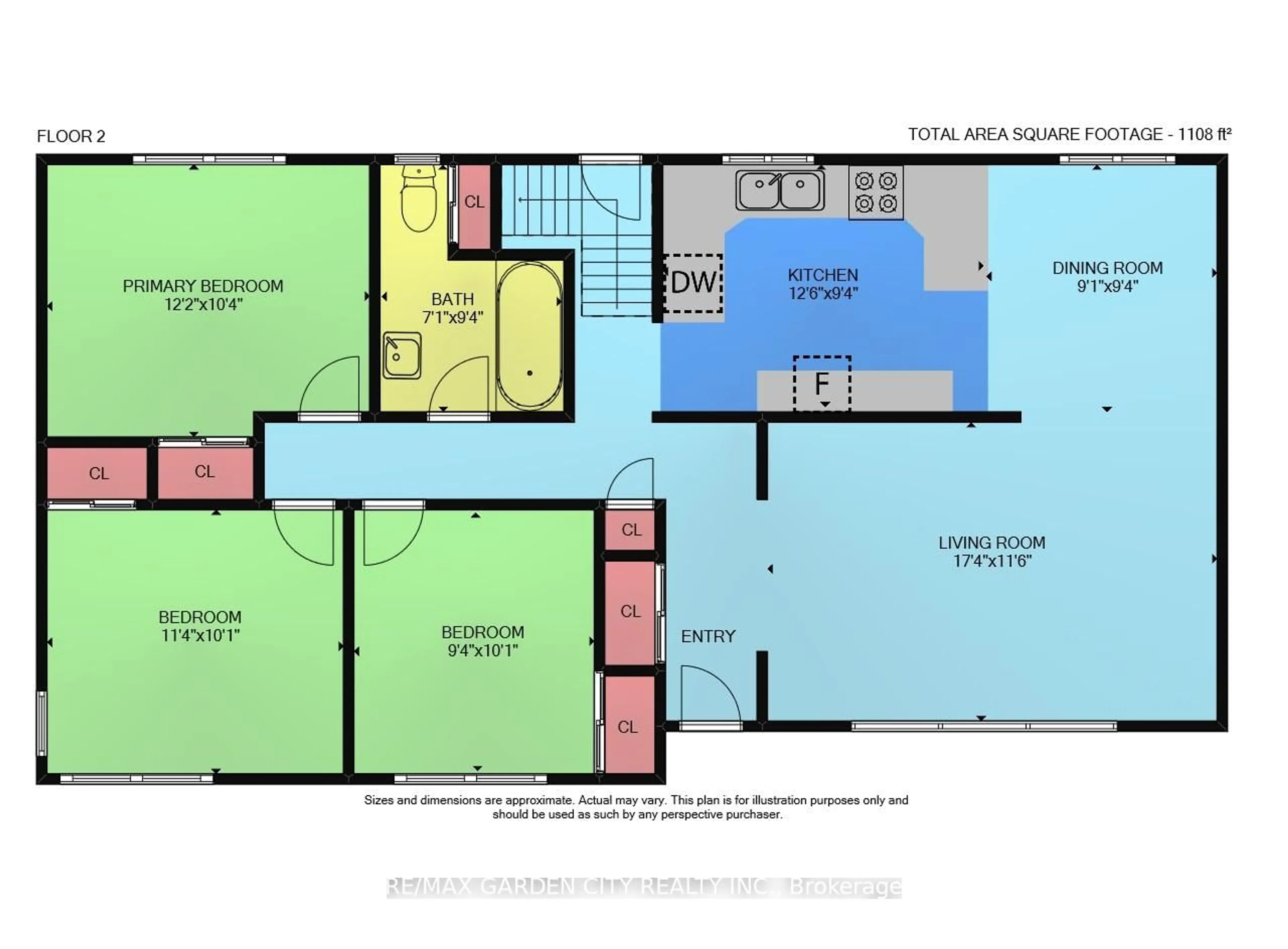 Floor plan for 519 Bunting Rd, St. Catharines Ontario L2M 3A9