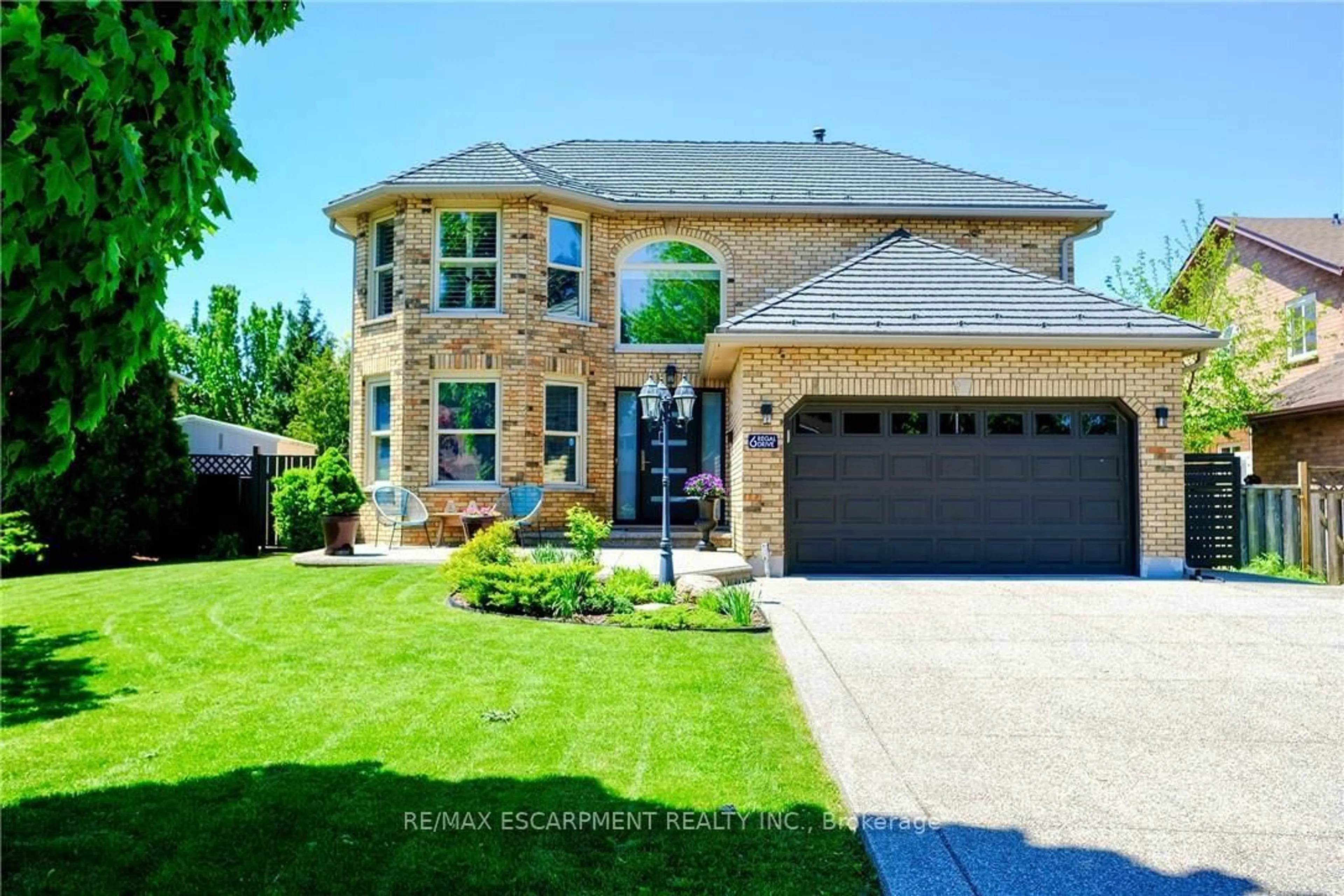 Home with brick exterior material, street for 6 Regal Dr, Hamilton Ontario L8W 2P4