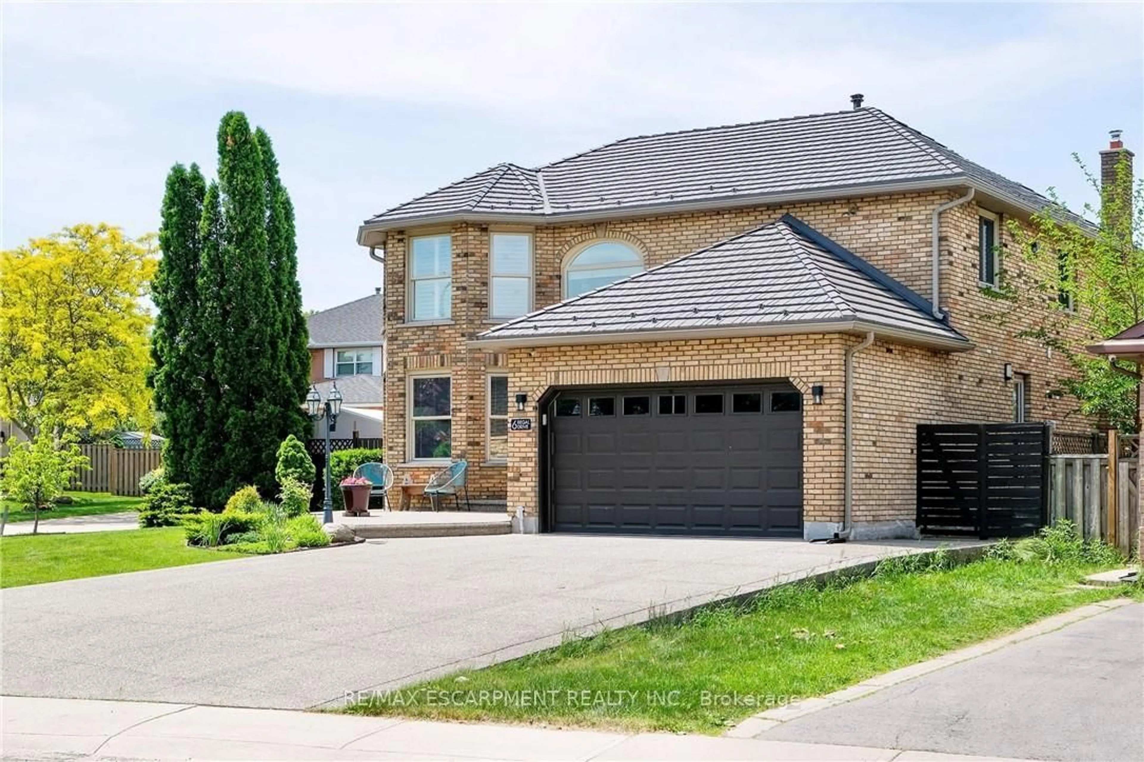 Home with brick exterior material, street for 6 Regal Dr, Hamilton Ontario L8W 2P4
