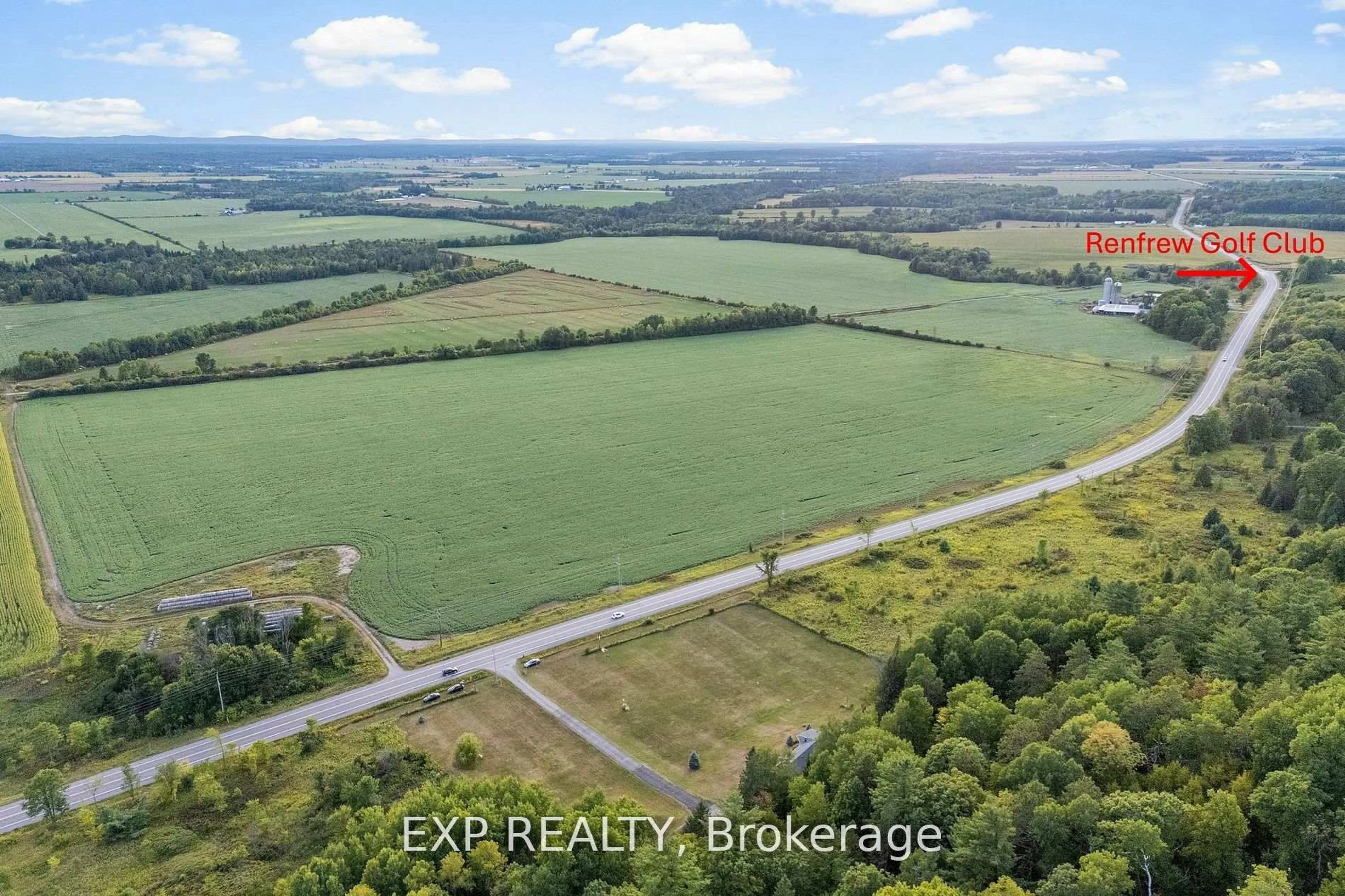 A pic from outside/outdoor area/front of a property/back of a property/a pic from drone, water/lake/river/ocean view for 2012 60 Highway, Renfrew Ontario K7V 3Z6