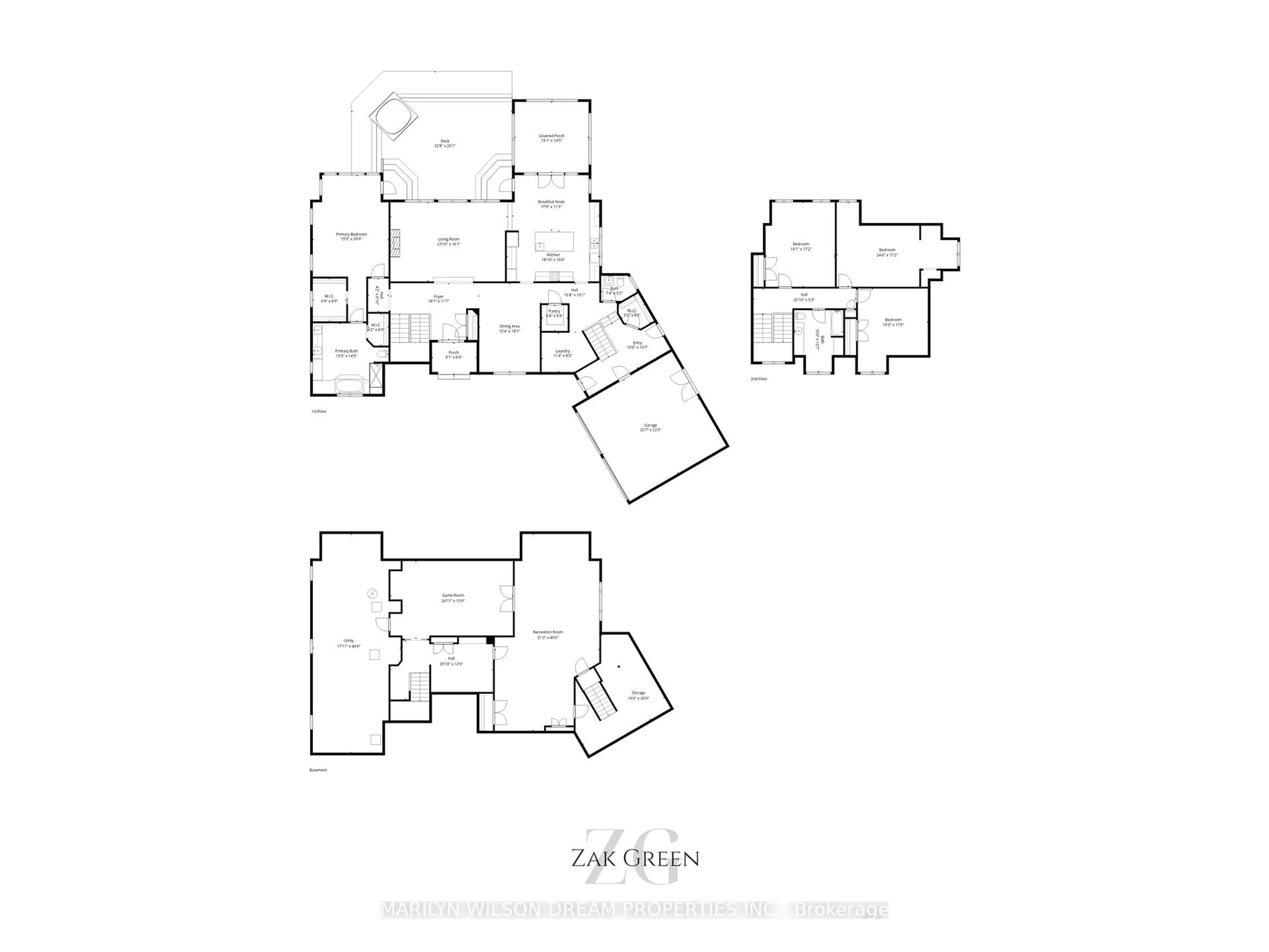 Floor plan for 3442 Baskins Beach Rd, Ottawa Ontario K0A 1T0