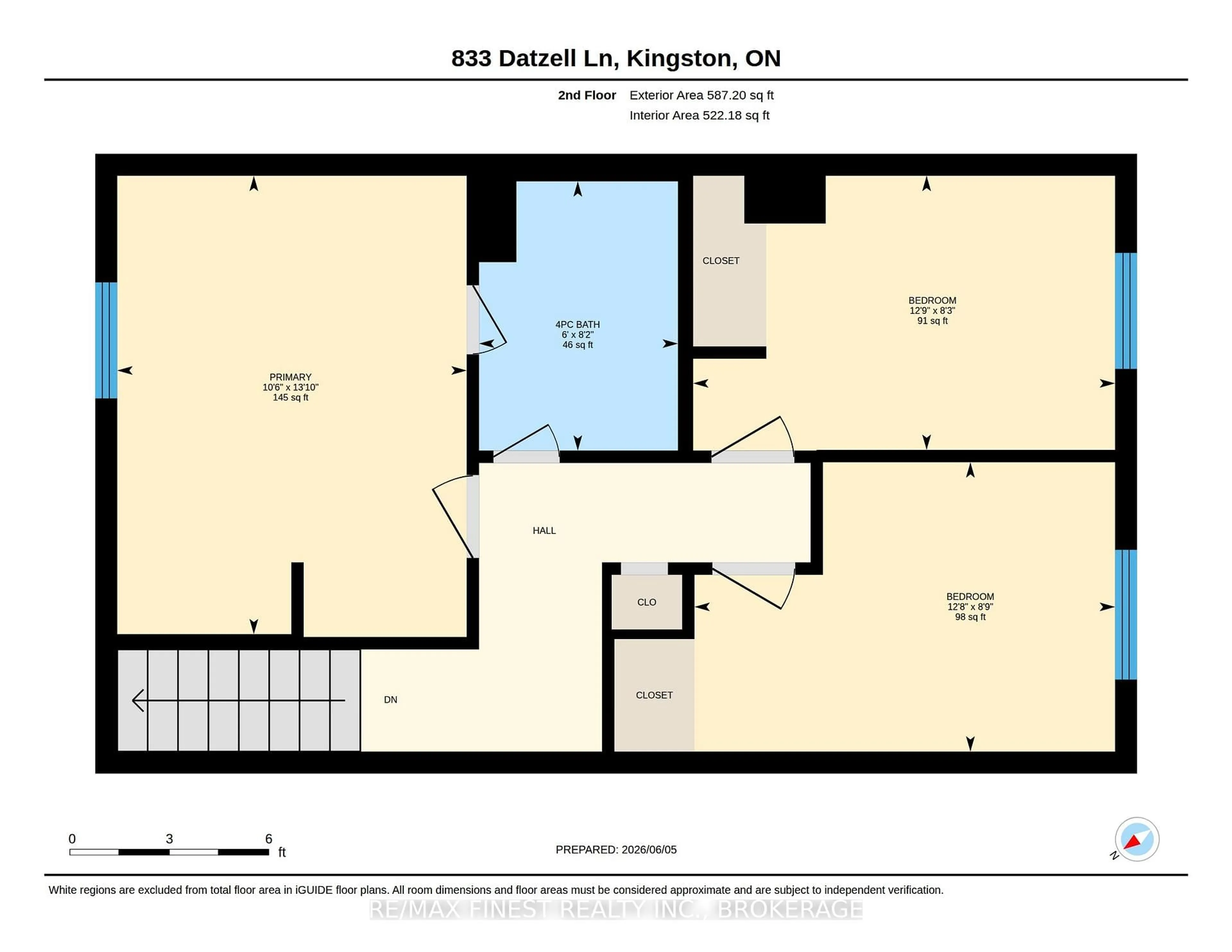 Floor plan for 833 Datzell Lane #79, Kingston Ontario K7M 7R7