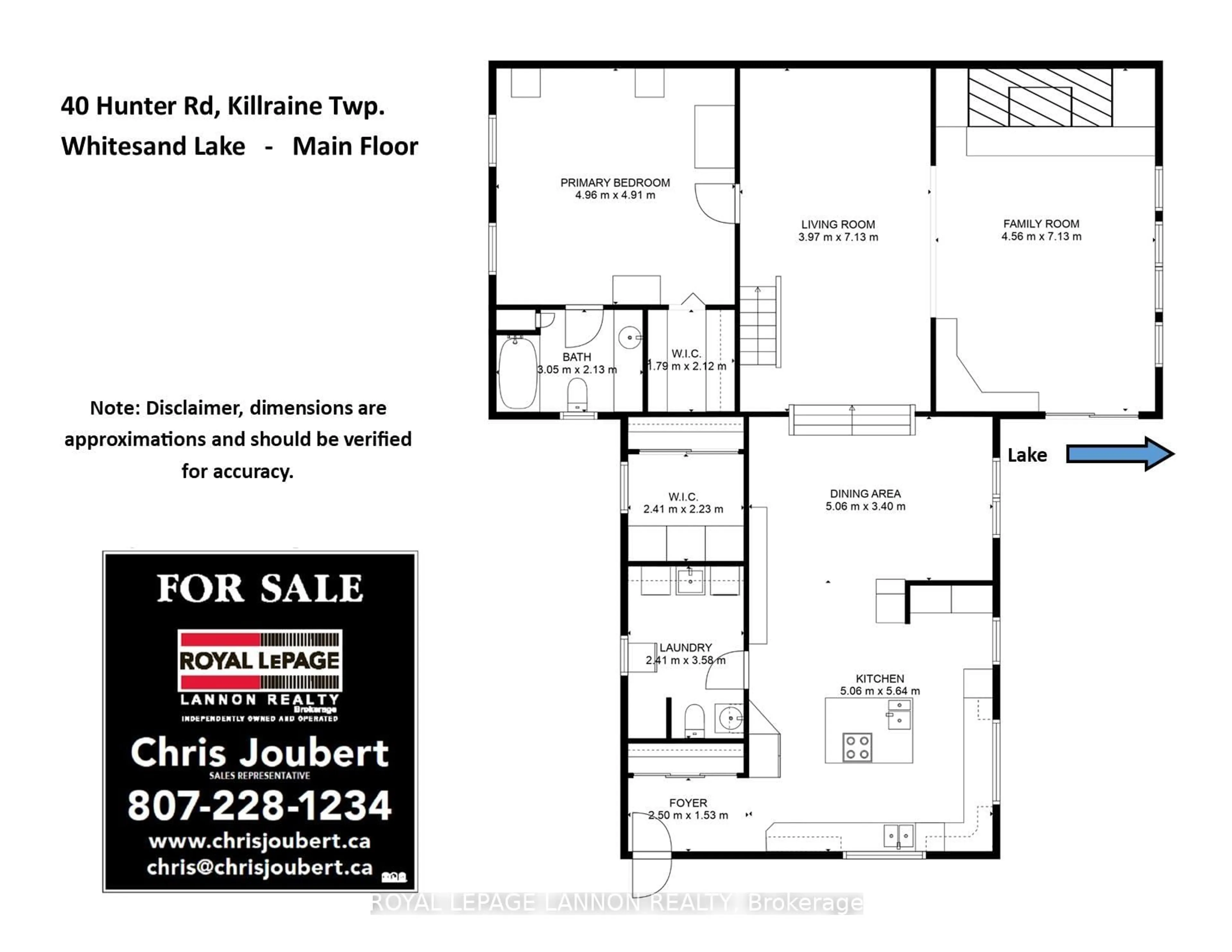 Floor plan for 40 HUNTER Rd, Thunder Bay Remote Area Ontario P0T 2S0