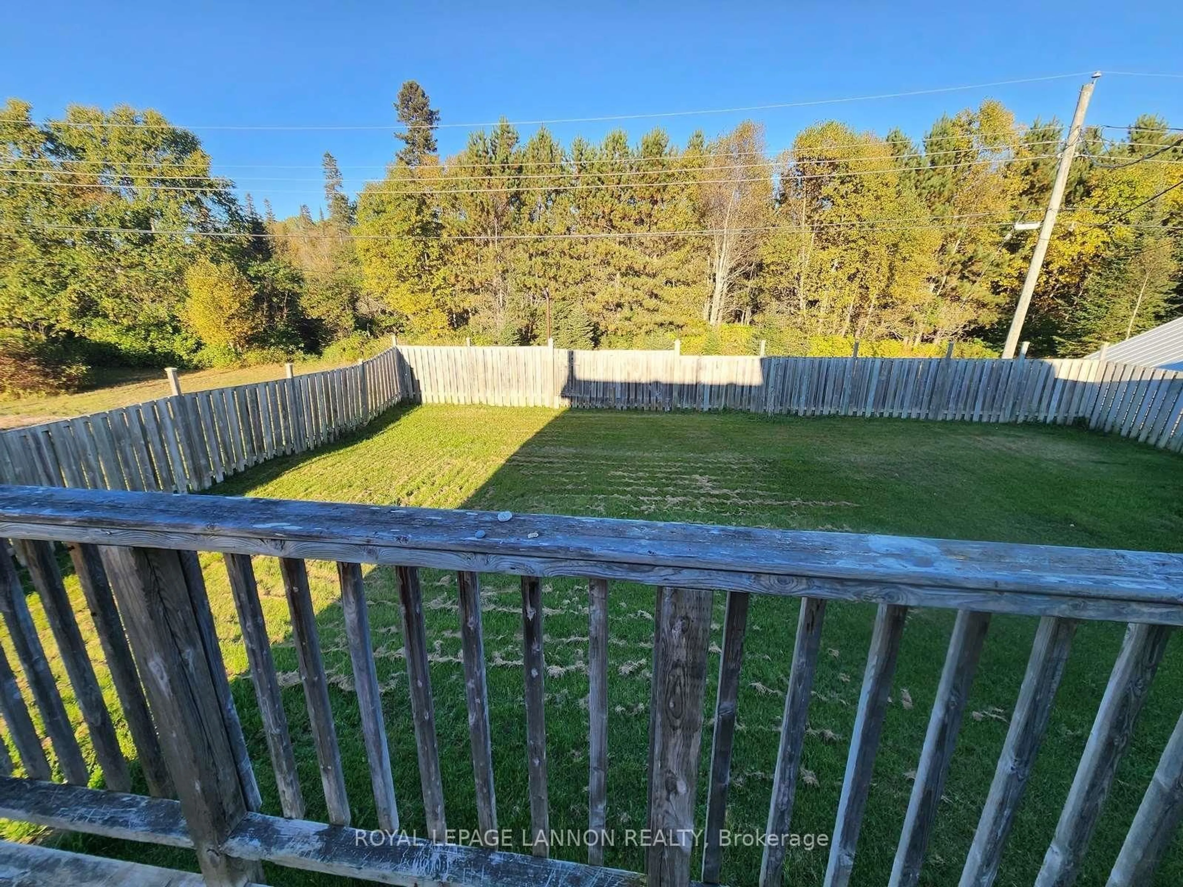 A pic from outside/outdoor area/front of a property/back of a property/a pic from drone, forest/trees view for 38 EASTGROVE Cres, Terrace Bay Ontario P0T 2W0