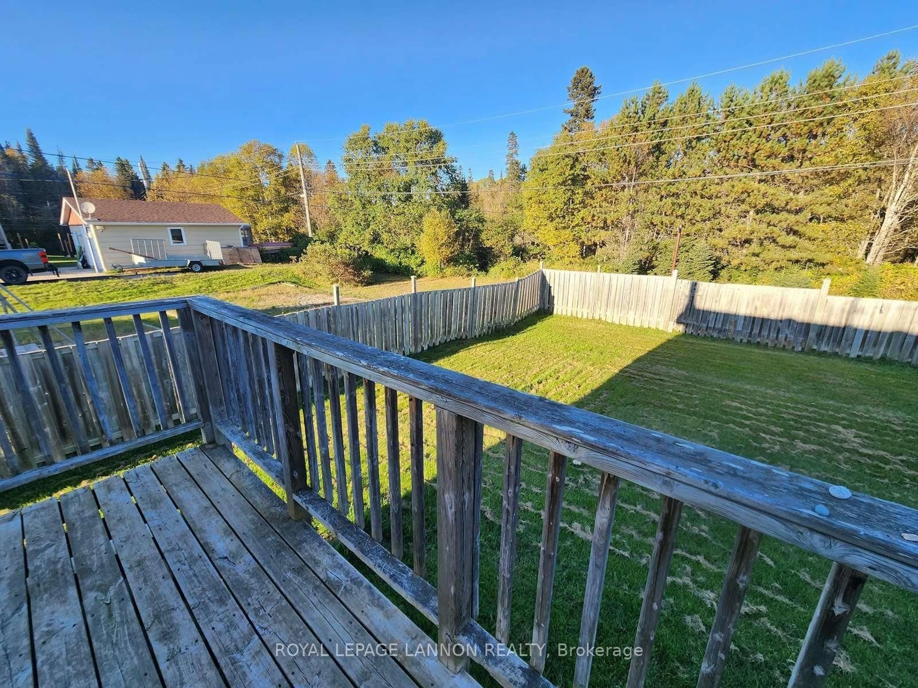 A pic from outside/outdoor area/front of a property/back of a property/a pic from drone, water/lake/river/ocean view for 38 EASTGROVE Cres, Terrace Bay Ontario P0T 2W0