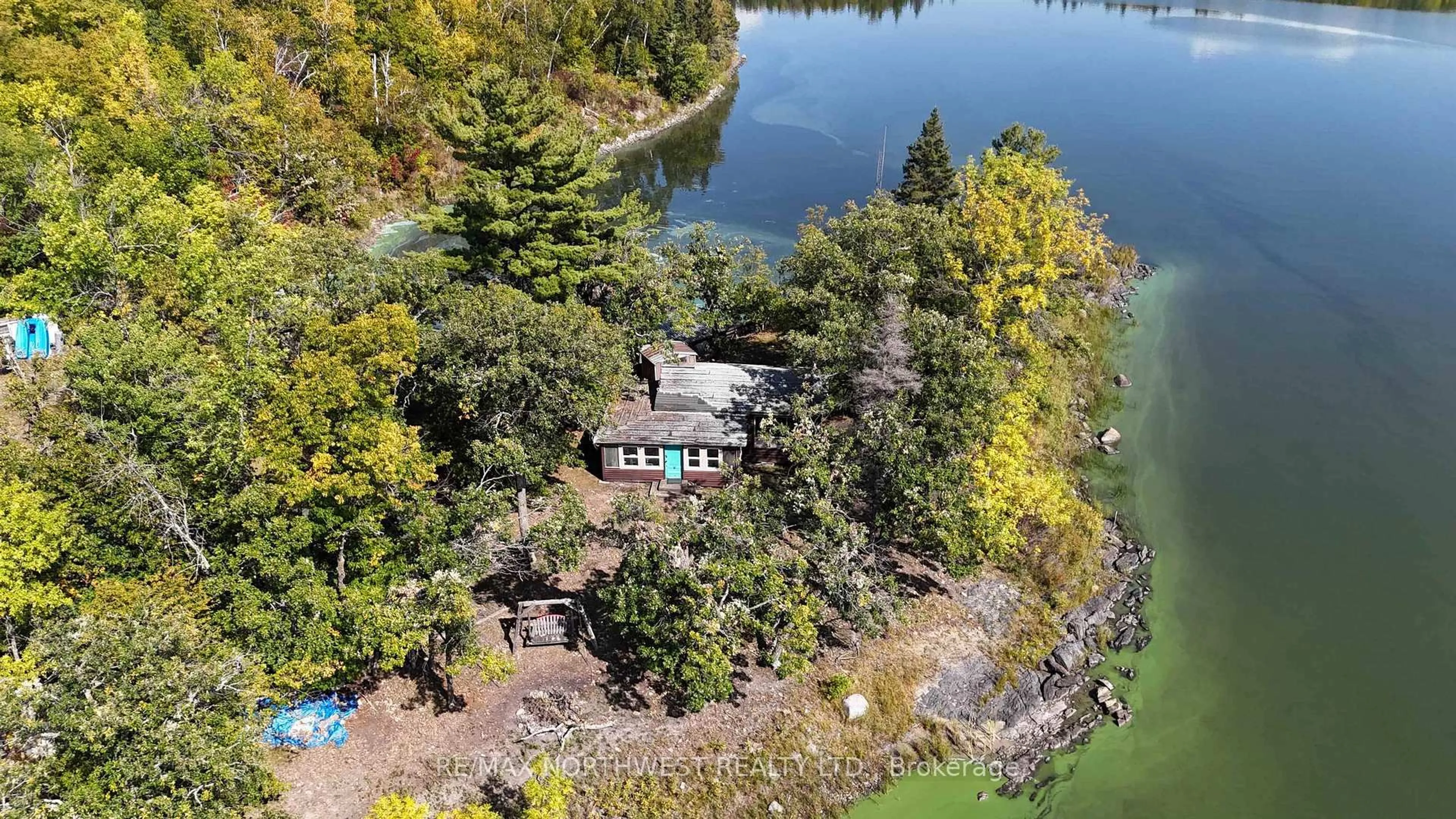 A pic from outside/outdoor area/front of a property/back of a property/a pic from drone, water/lake/river/ocean view for PTS 1,5,6 DORION ISLAND LAKE OF THE WOODS, Kenora Remote Area Ontario P0X 1C0
