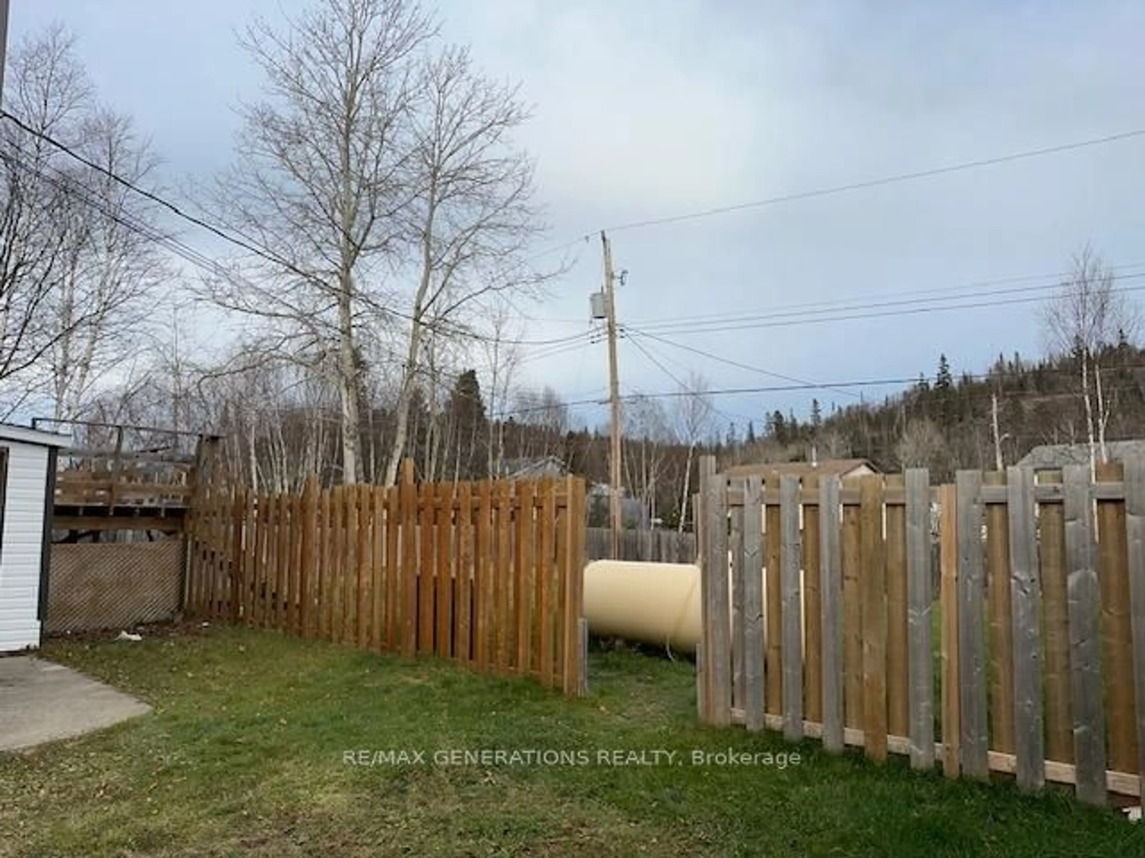 A pic from outside/outdoor area/front of a property/back of a property/a pic from drone, forest/trees view for 113 Centennial Dr, Schreiber Ontario P0T 2S0