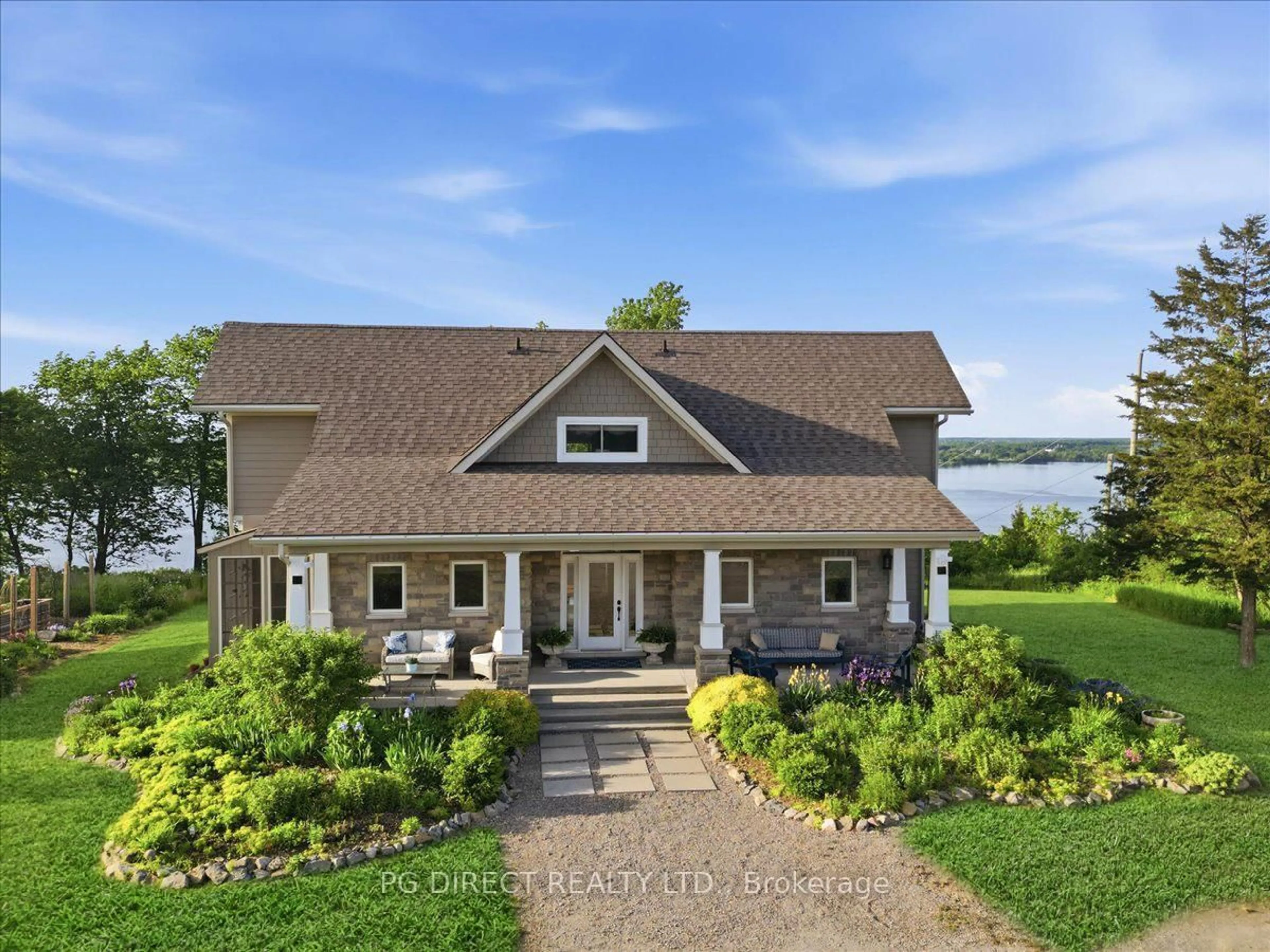 Home with vinyl exterior material, water/lake/river/ocean view for 493 County Road 7 Rd, Prince Edward County Ontario K0K 2T0