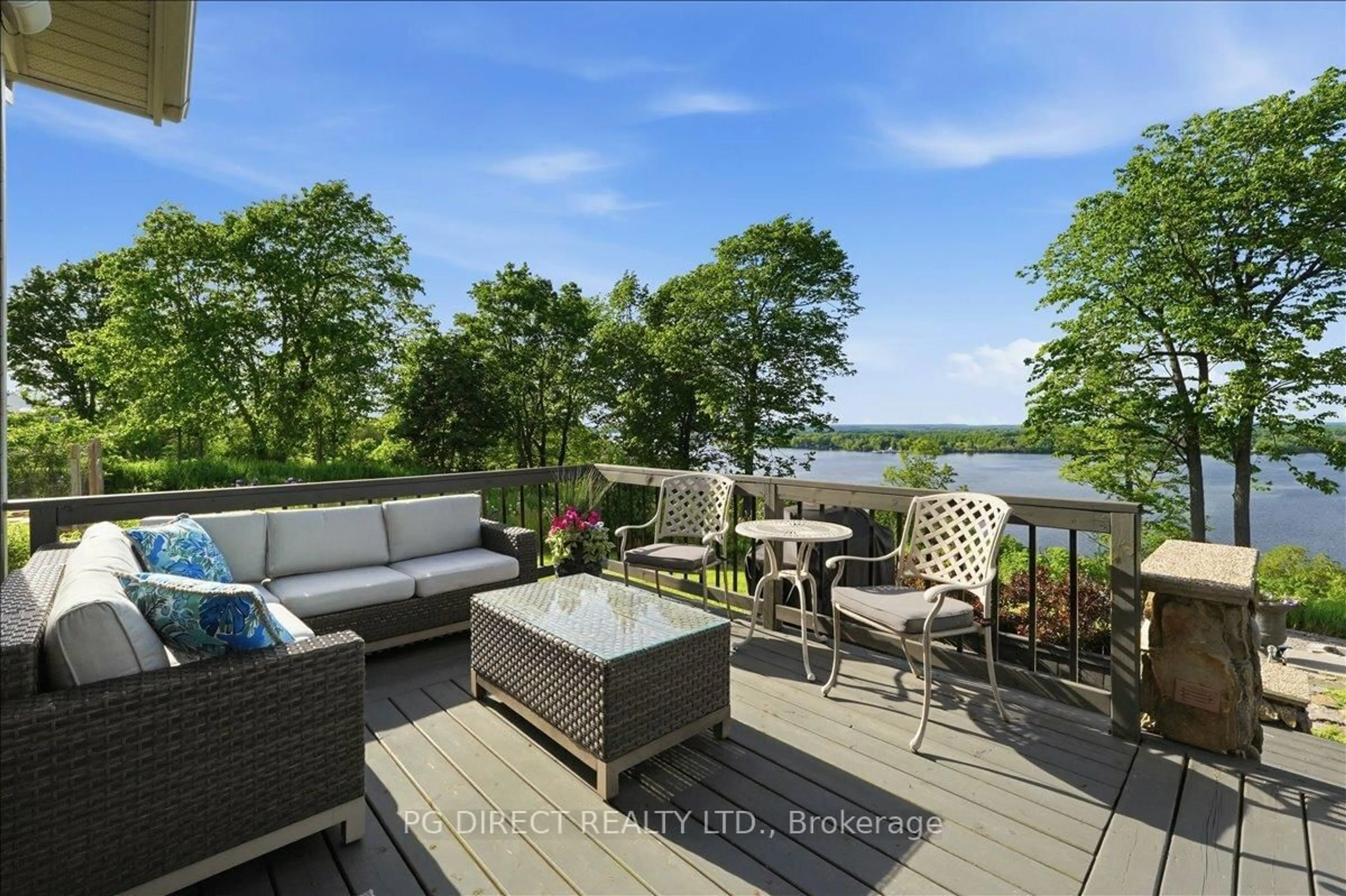 Patio, water/lake/river/ocean view for 493 County Road 7 Rd, Prince Edward County Ontario K0K 2T0