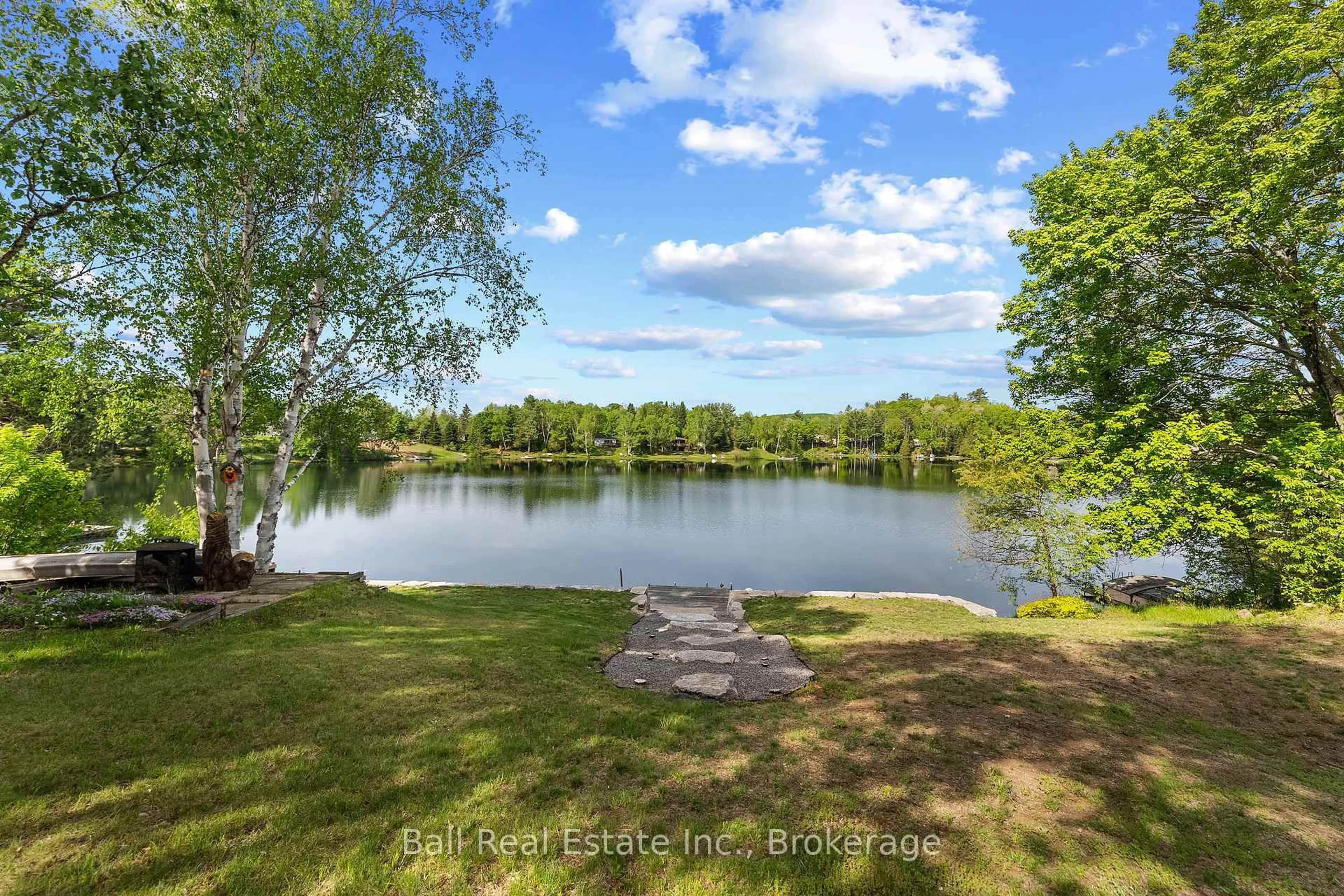 A pic from outside/outdoor area/front of a property/back of a property/a pic from drone, water/lake/river/ocean view for 29 Siddon Lake Pl, Bancroft Ontario K0L 1C0