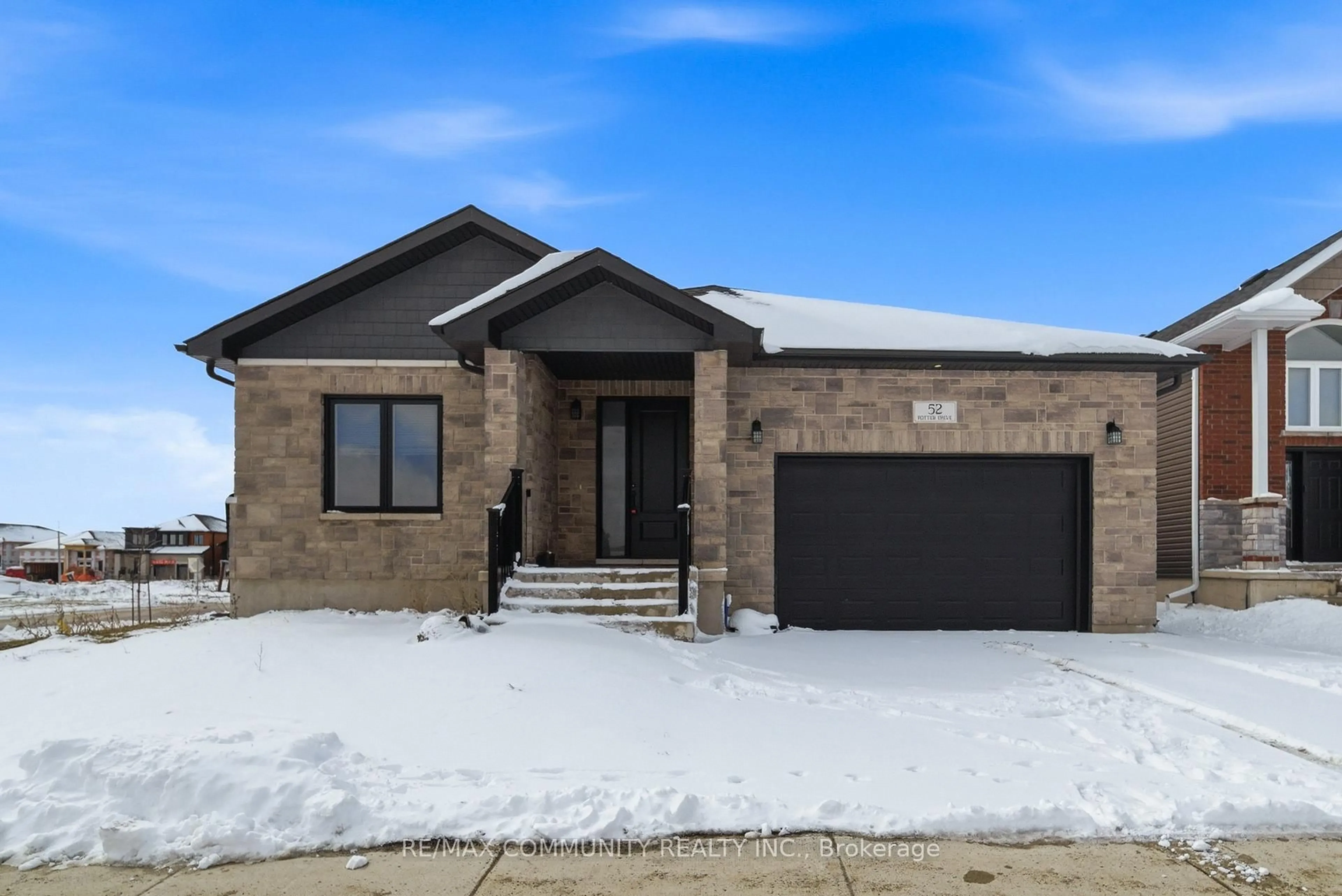 Home with brick exterior material, street for 52 Potter Dr, Bissett Creek Ontario K0H 2H0