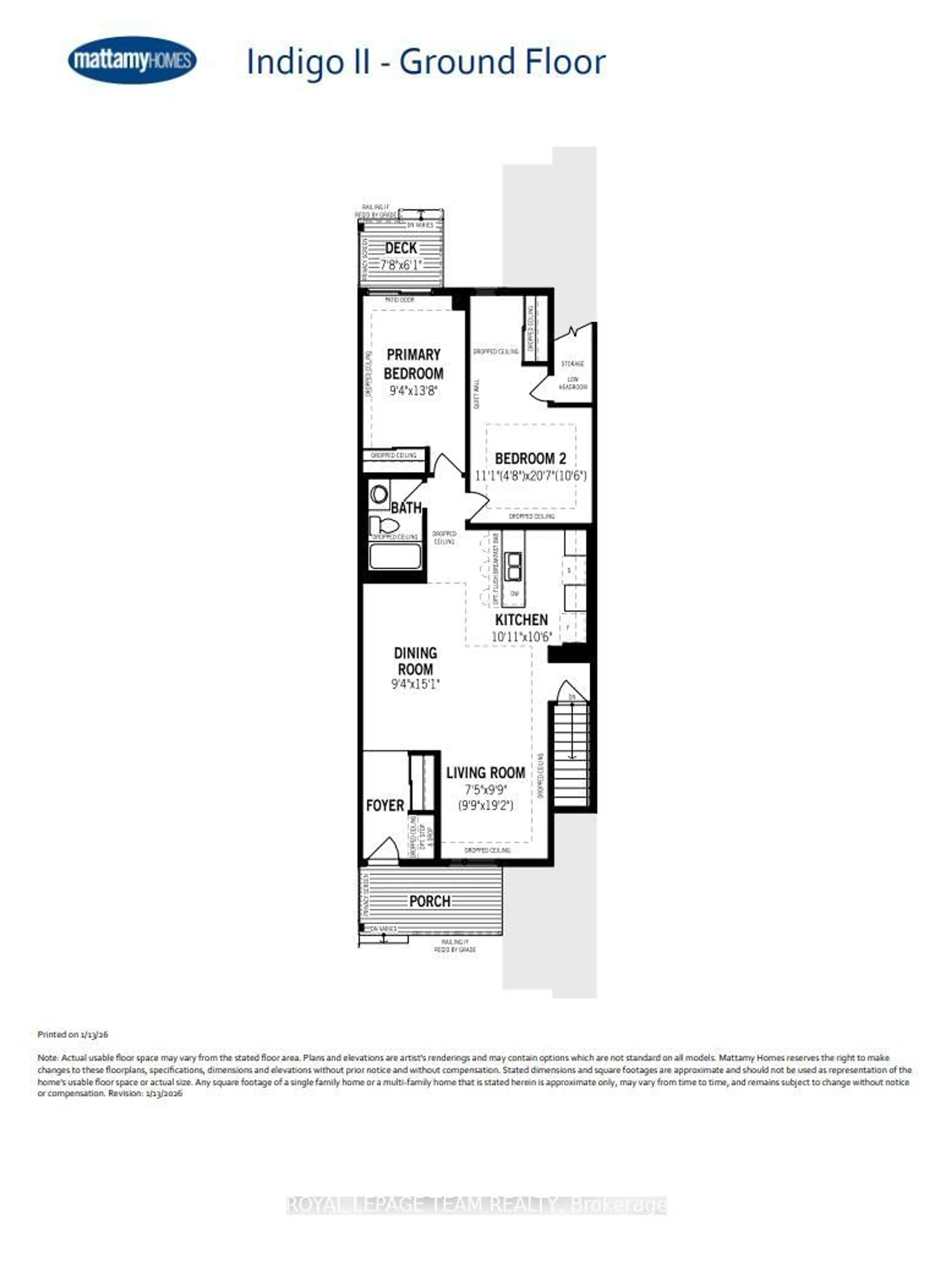 Floor plan for 2412 Aphrodite Private, Ottawa Ontario K2J 7K6