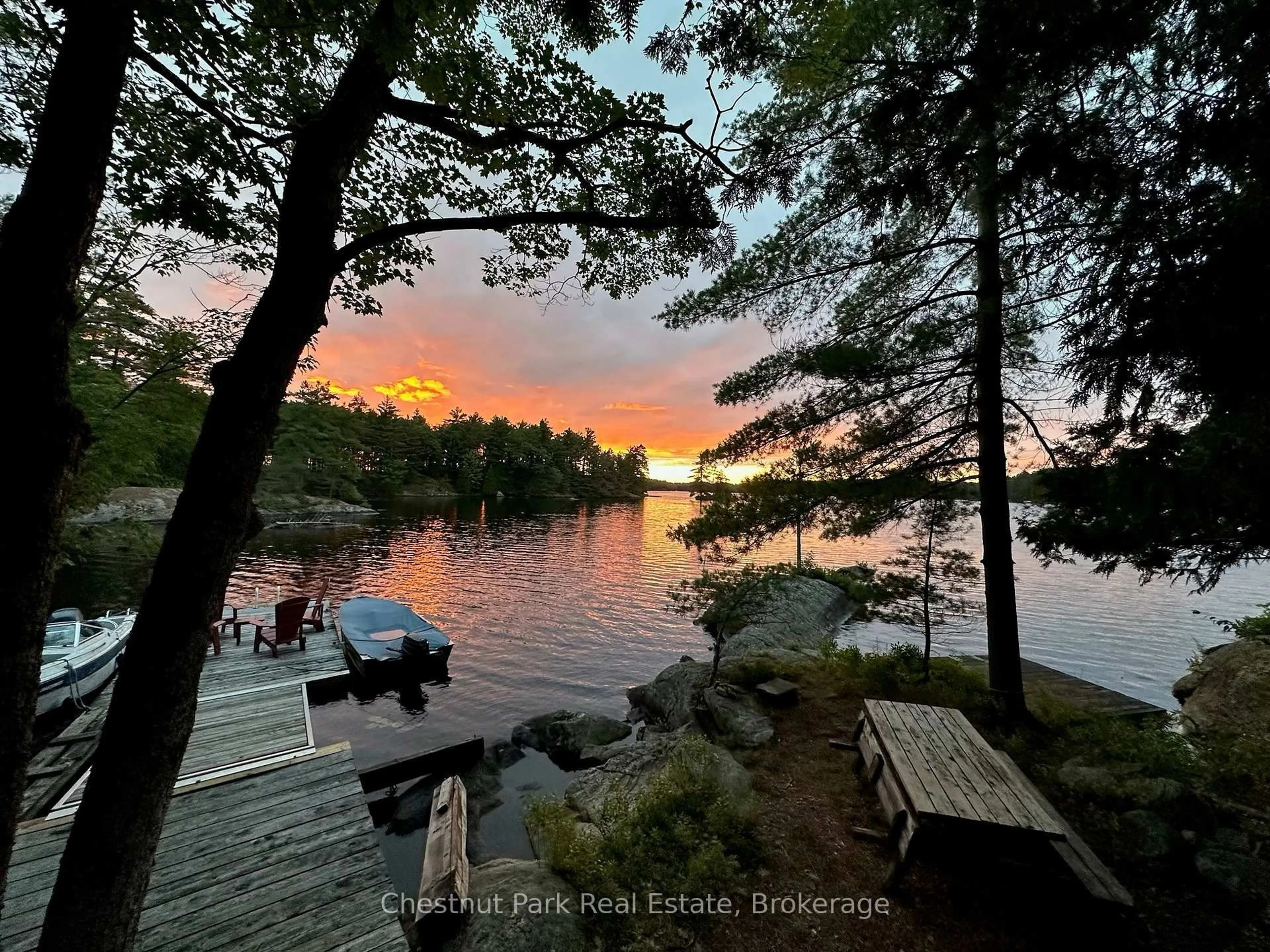 Patio, water/lake/river/ocean view for 10 Island 21 KL Boyd Island, Gravenhurst Ontario P0E 1G0
