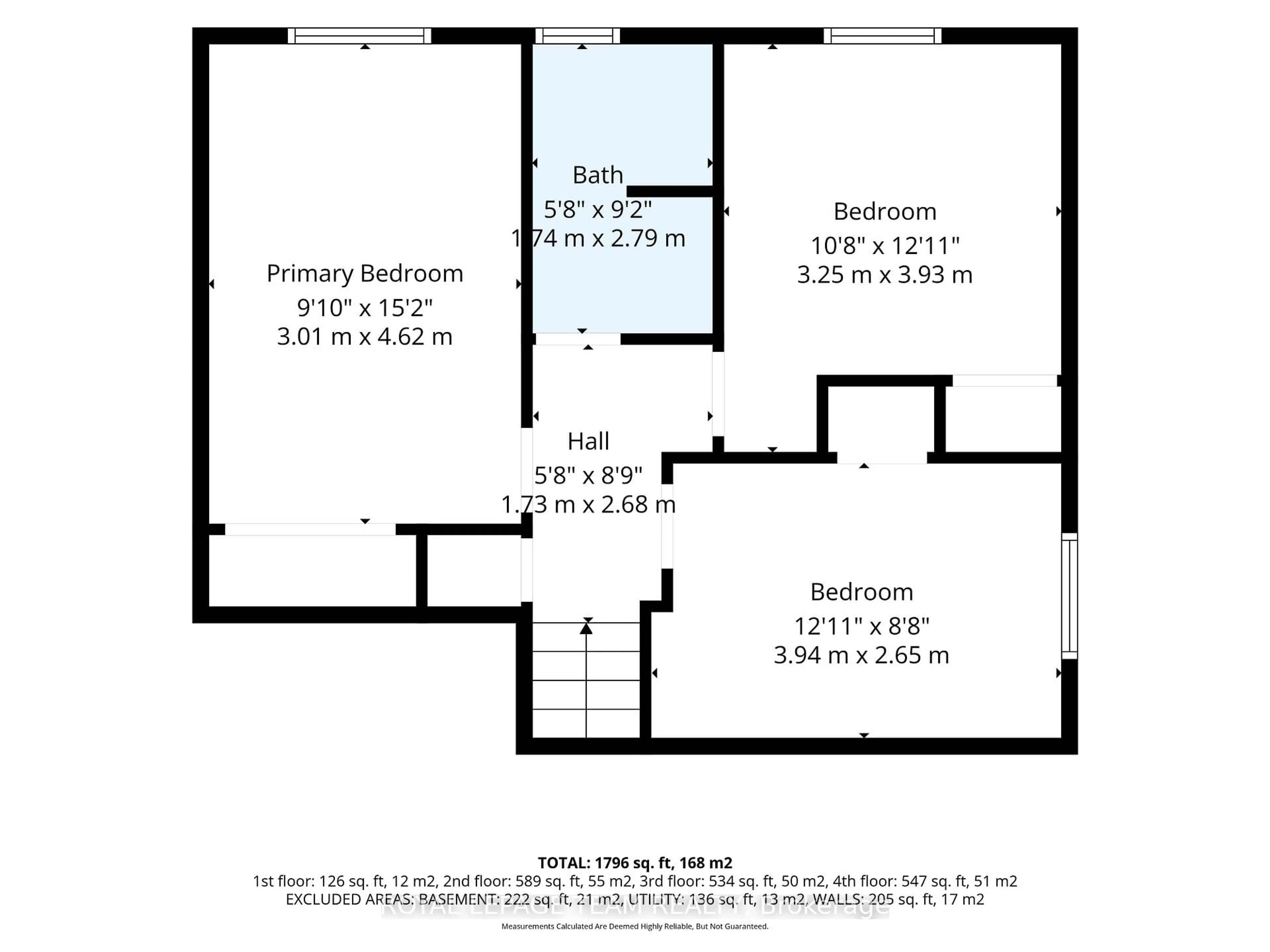Floor plan for 1728 Branch Dr, Cornwall Ontario K6J 5S9