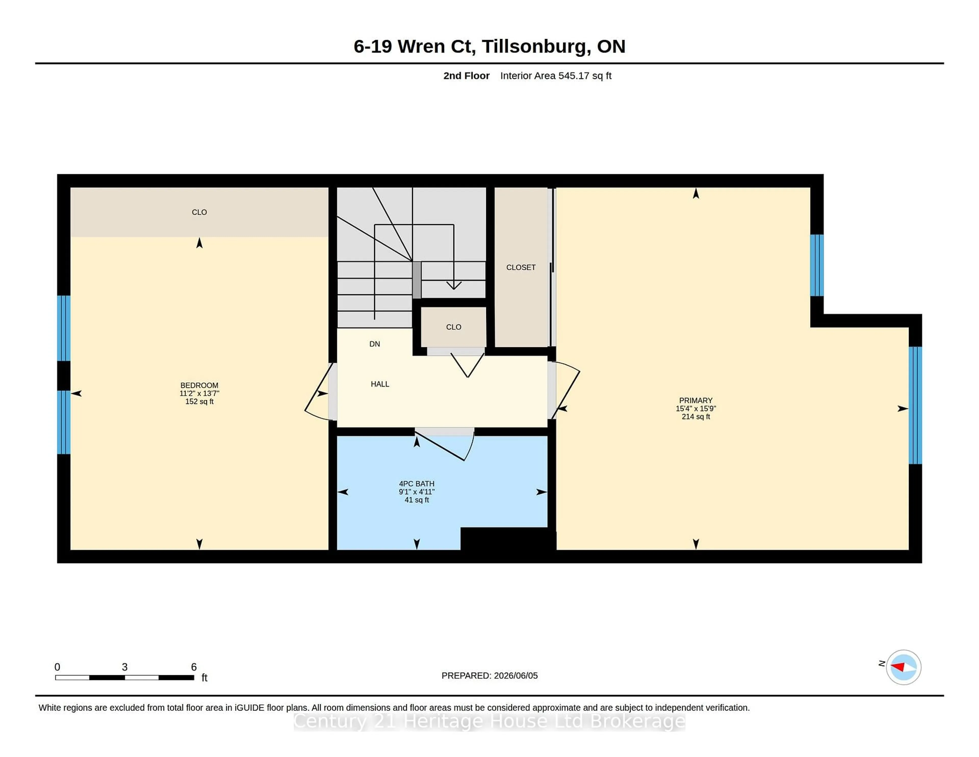 Floor plan for 19 Wren Crt #6, Tillsonburg Ontario N4G 5K2