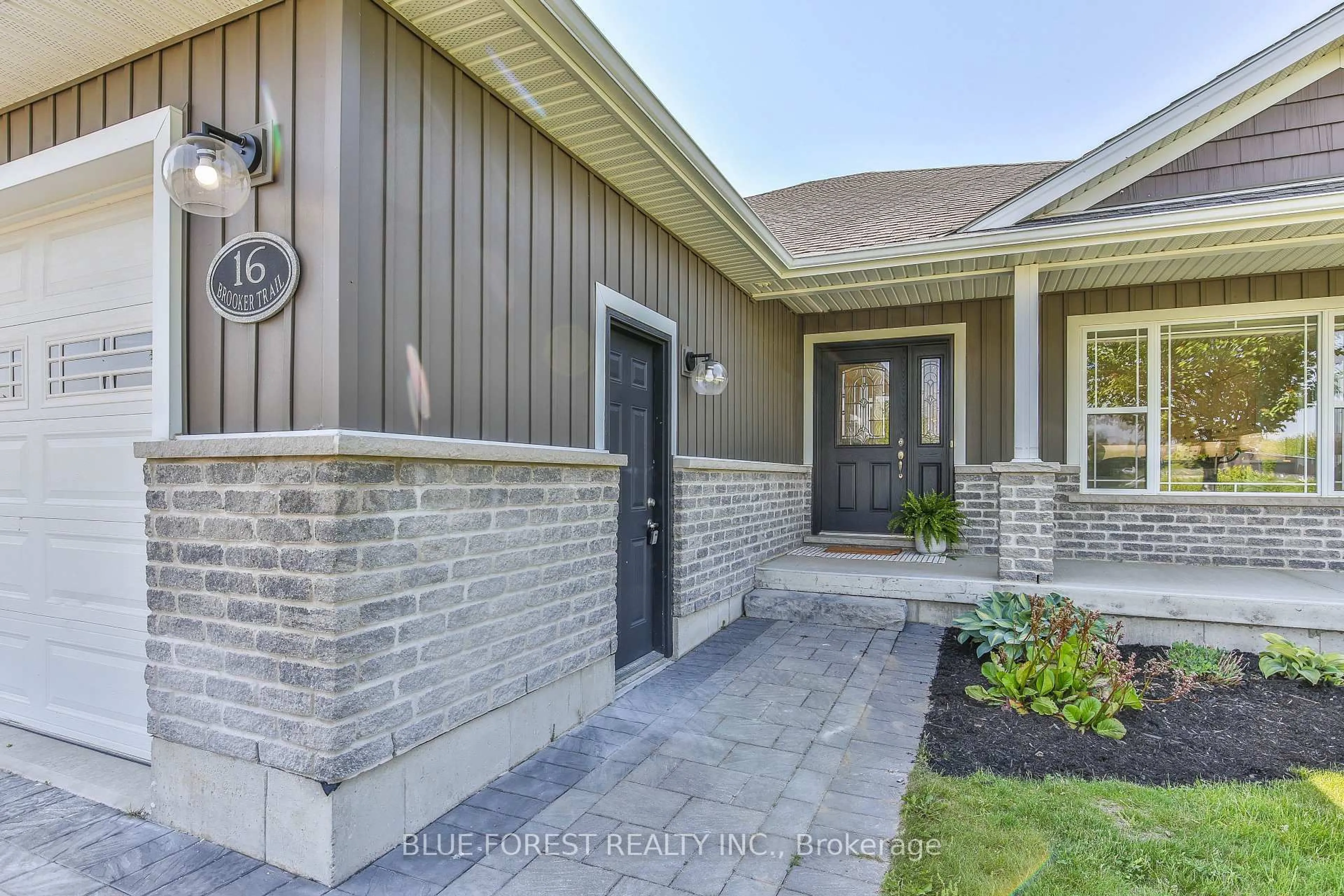 Home with brick exterior material, street for 16 Brooker Tr, Thames Centre Ontario N0M 2P0