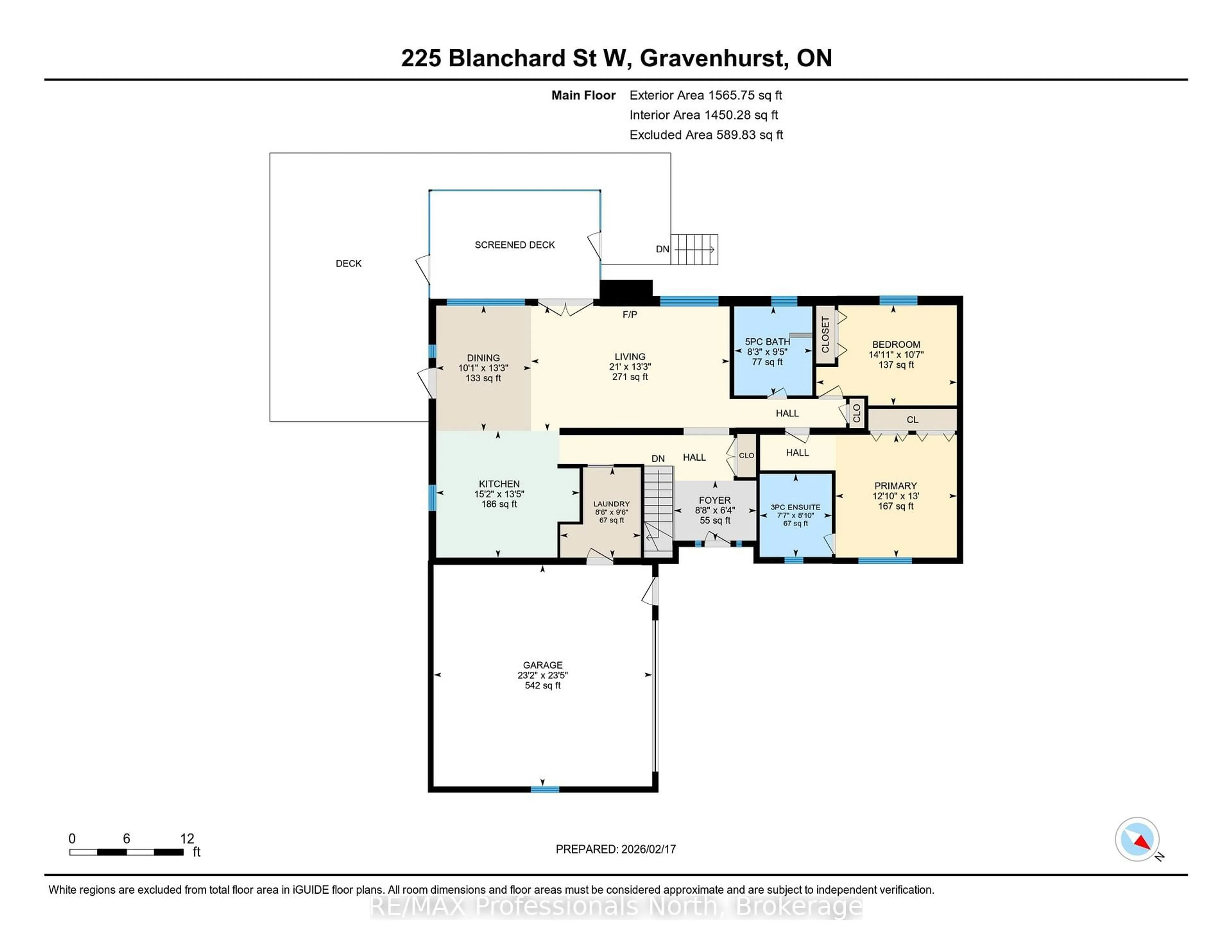 Floor plan for 225 Blanchard St, Gravenhurst Ontario P1P 1A8
