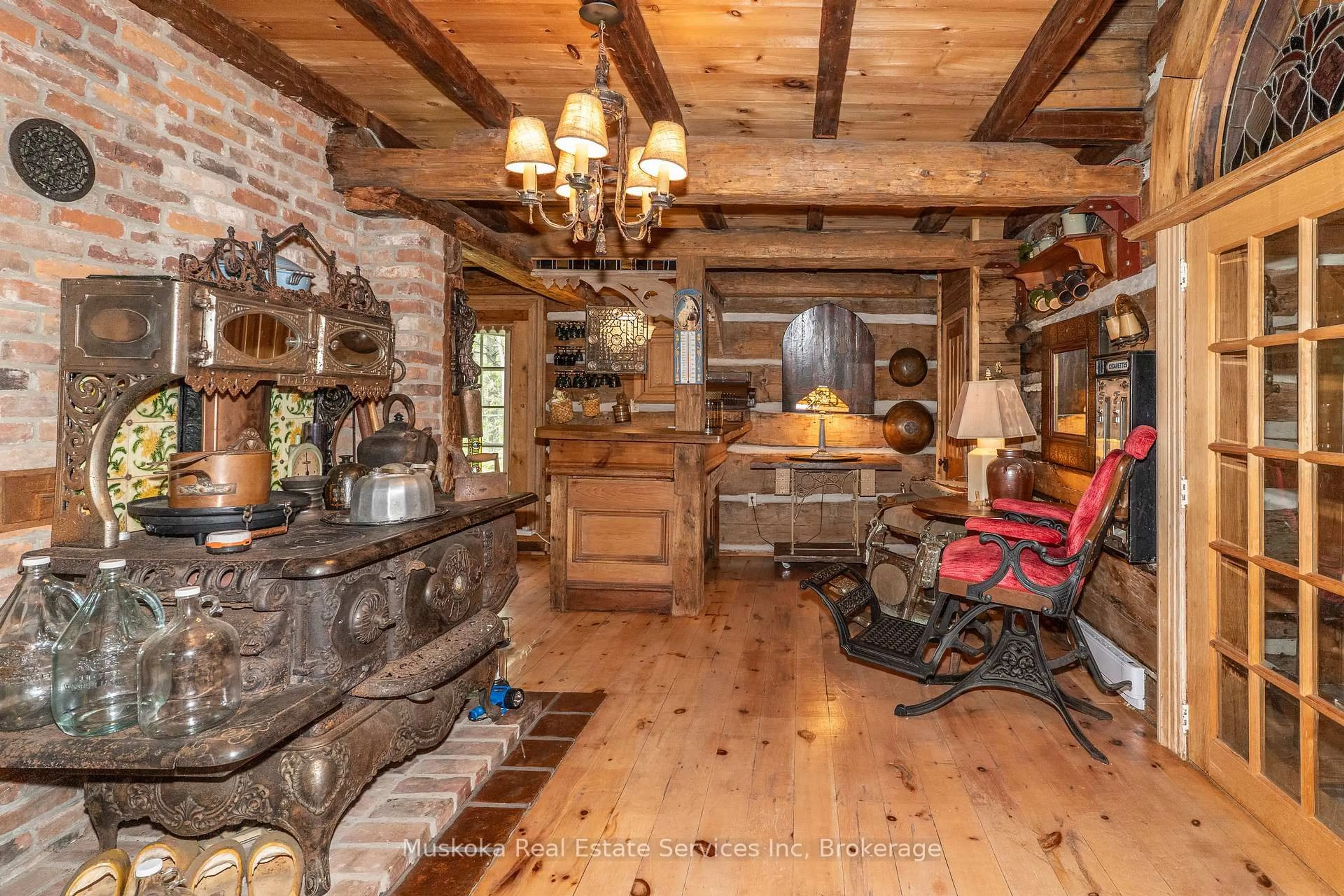 Rustic kitchen, unknown for 1430 Kahshe Lake Rd, Gravenhurst Ontario P0E 1G0