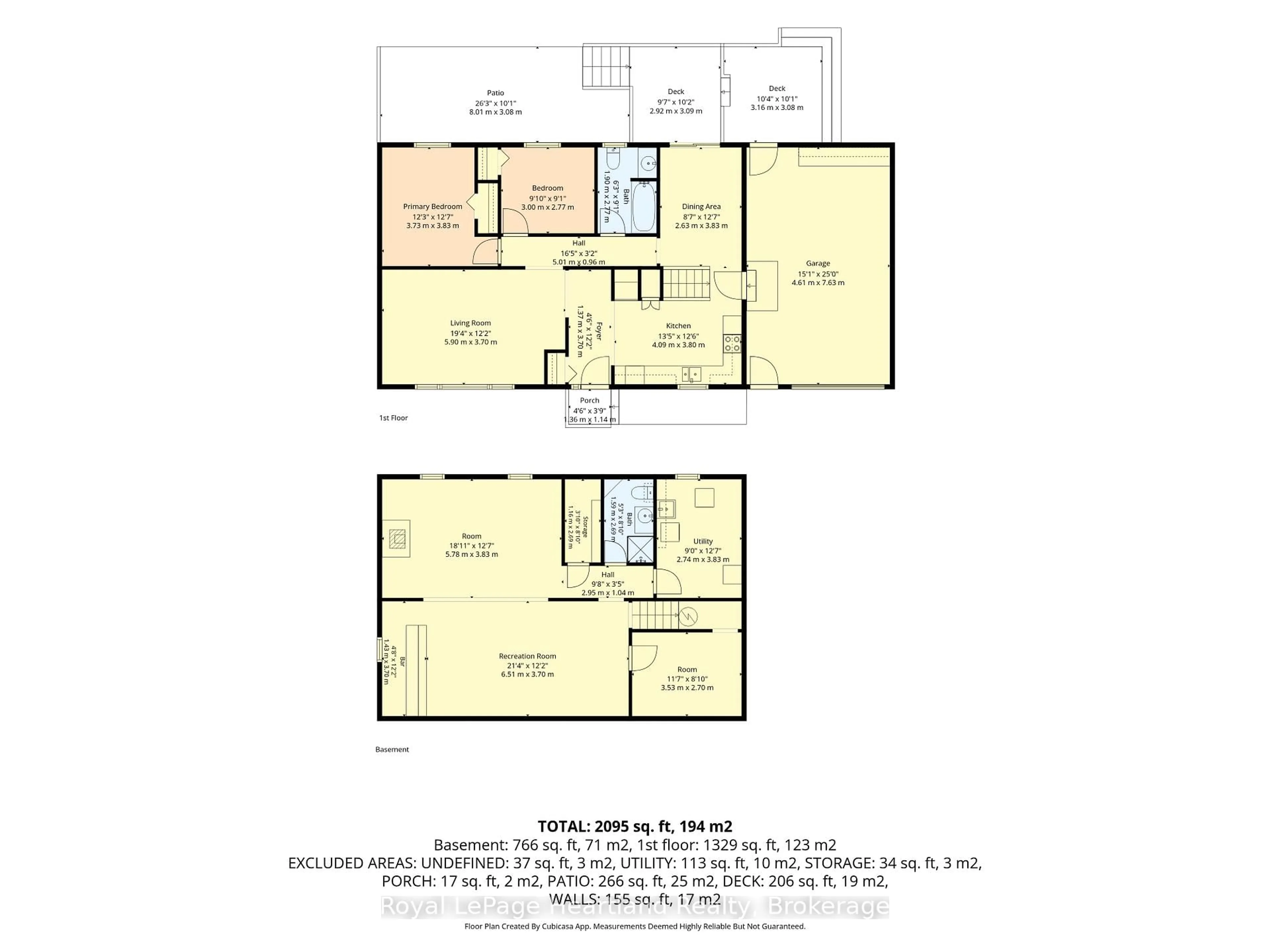 Floor plan for 476 Carling Terr, North Huron Ontario N0G 2W0