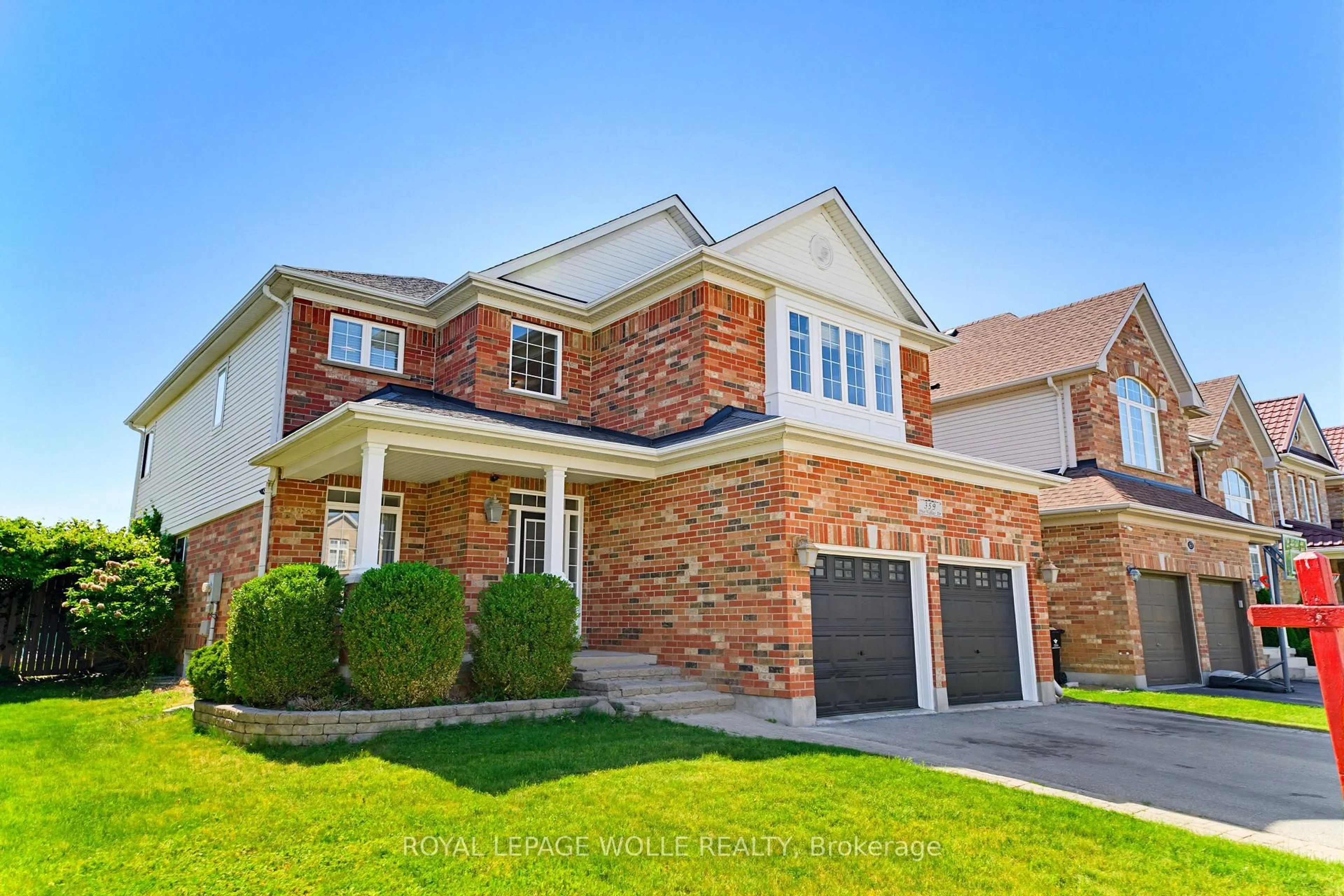 Home with brick exterior material, street for 359 Pine Valley Dr, Kitchener Ontario N2P 2V4