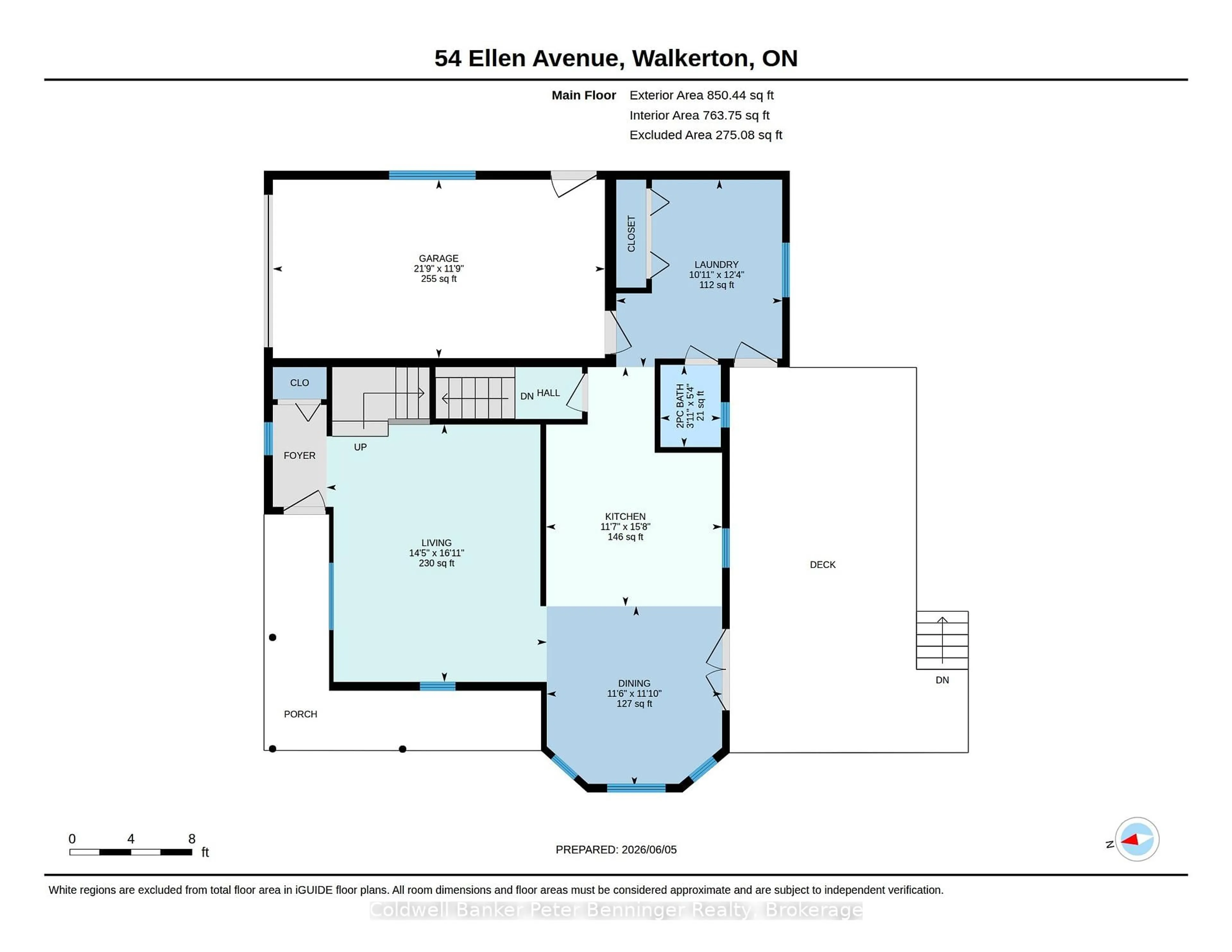 Floor plan for 54 Ellen Ave, Brockton Ontario N0G 2V0