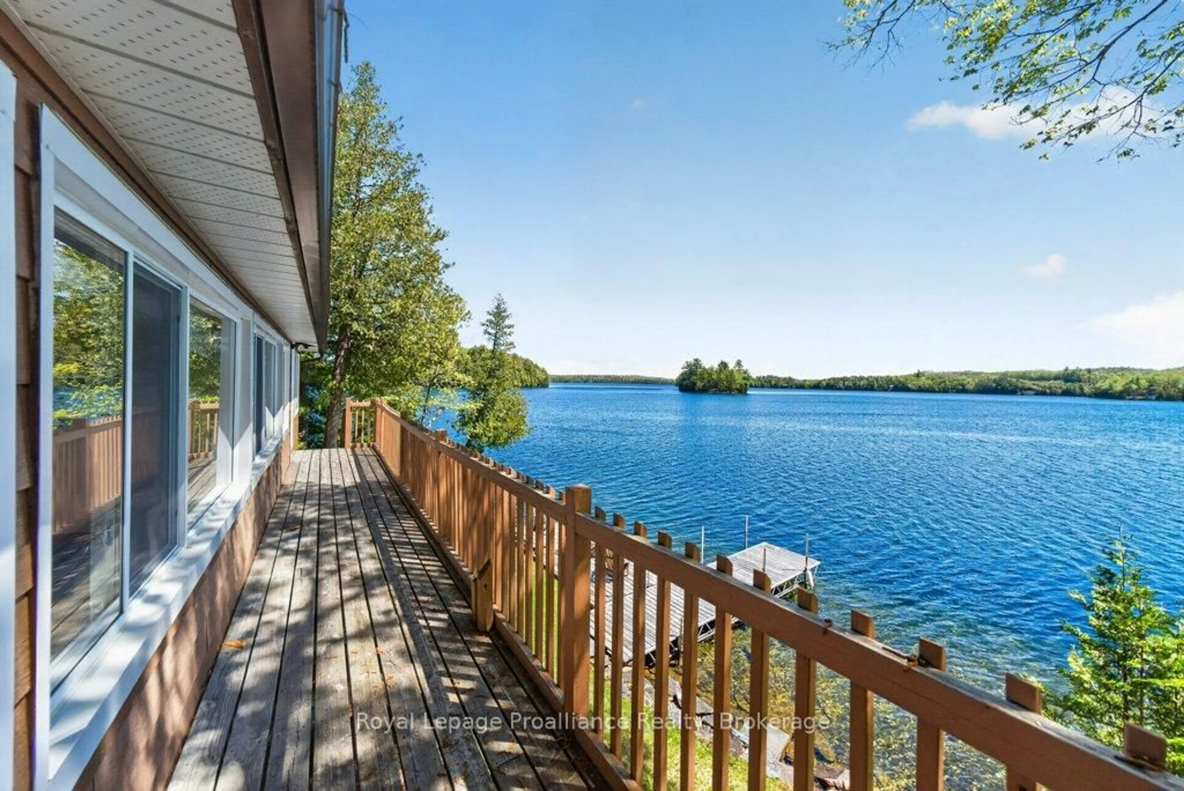 Patio, water/lake/river/ocean view for 1017 Bay Lane, Cloyne Ontario K0H 1K0