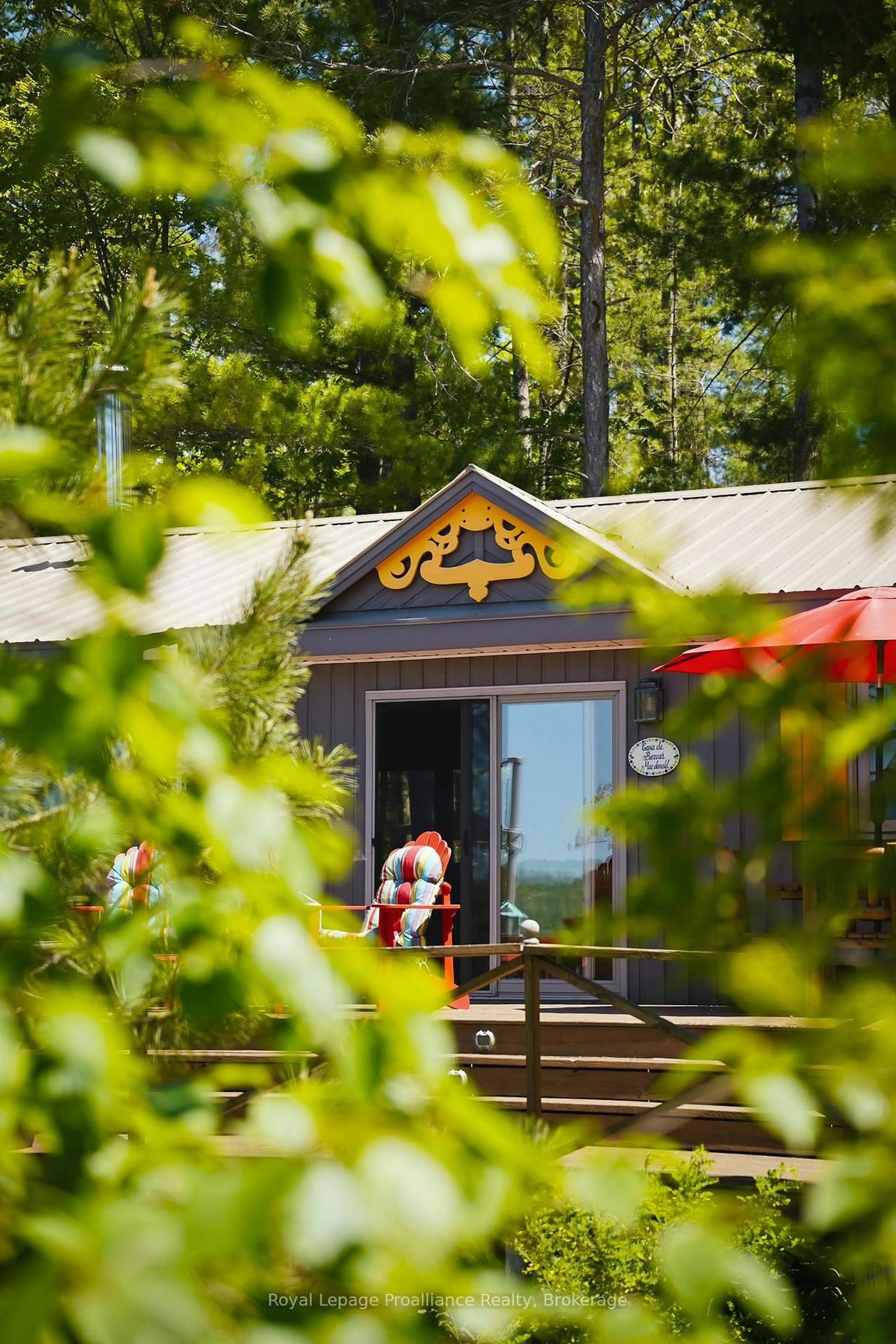 Patio, street for 890 Mazinaw Lake, Cloyne Ontario K0H 1K0