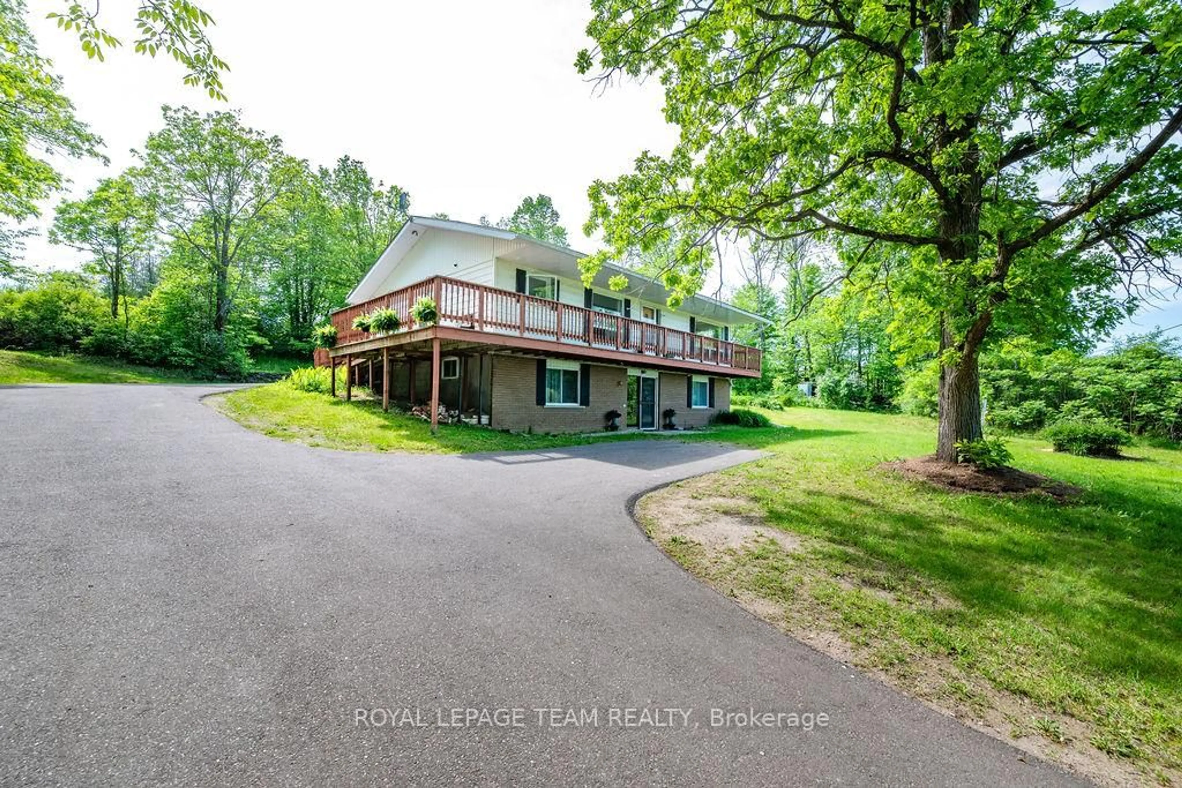 A pic from outside/outdoor area/front of a property/back of a property/a pic from drone, water/lake/river/ocean view for 3697 Burnstown Rd, Renfrew Ontario K7V 3Z4