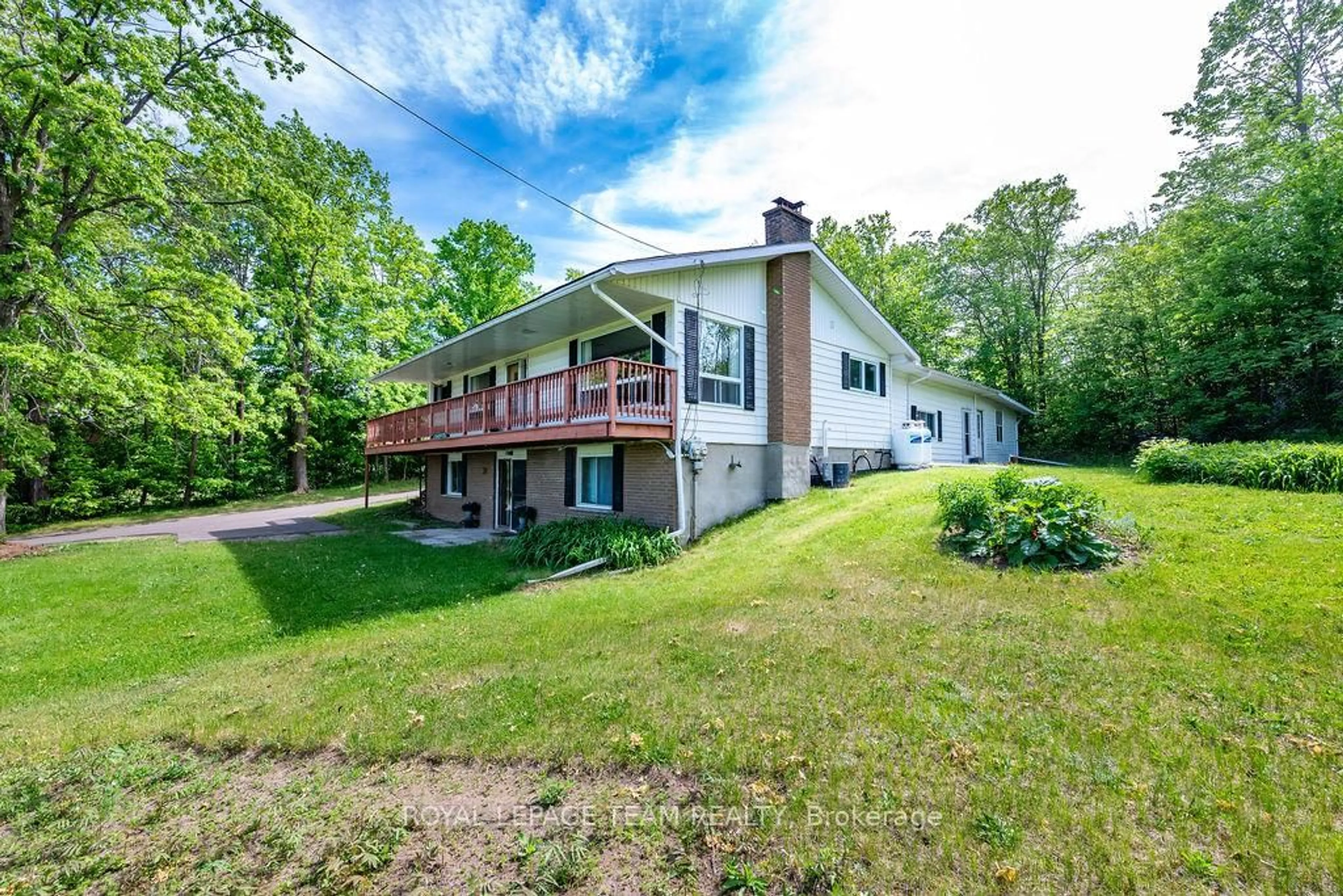 A pic from outside/outdoor area/front of a property/back of a property/a pic from drone, water/lake/river/ocean view for 3697 Burnstown Rd, Renfrew Ontario K7V 3Z4