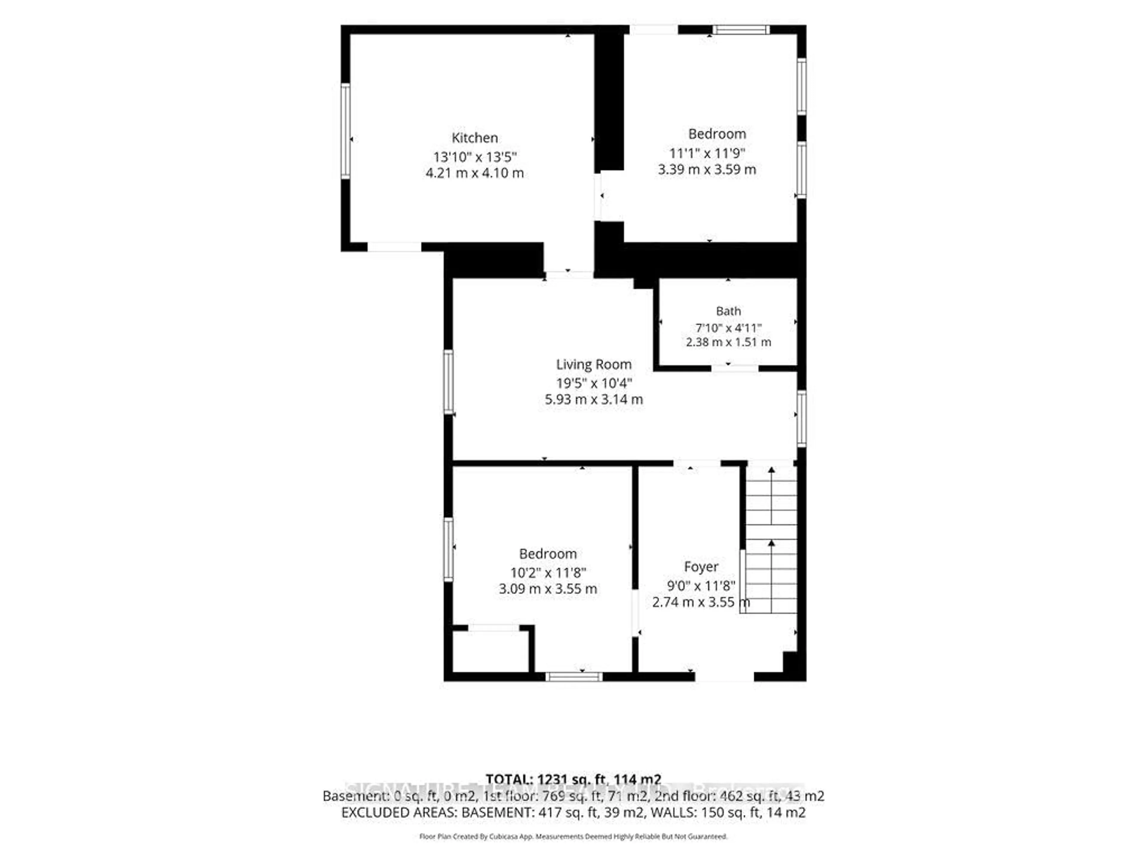 Floor plan for 344 James St, Pembroke Ontario K8A 4V2