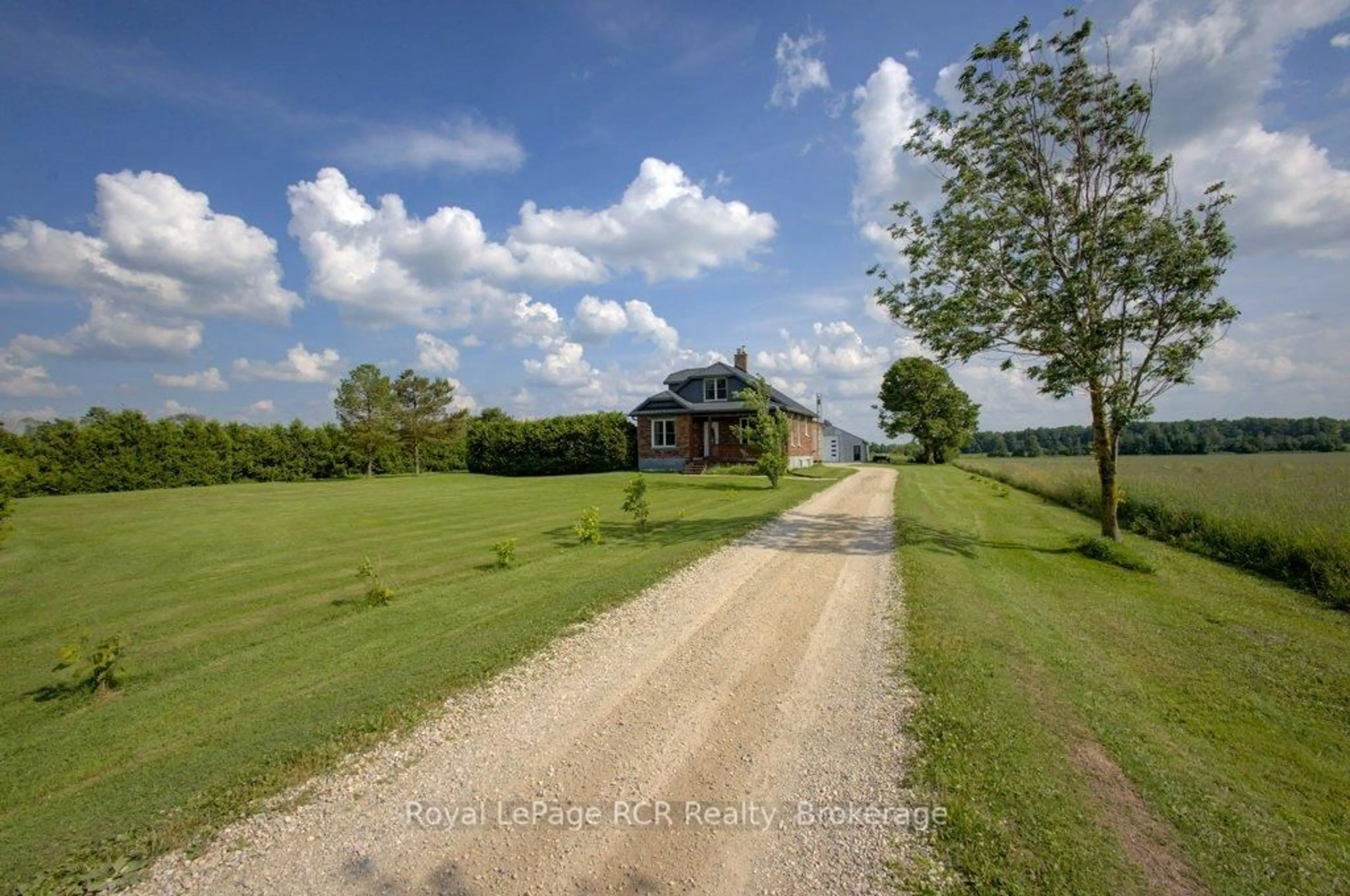 A pic from outside/outdoor area/front of a property/back of a property/a pic from drone, unknown for 8321 89 Highway, Wellington North Ontario N0G 1N0