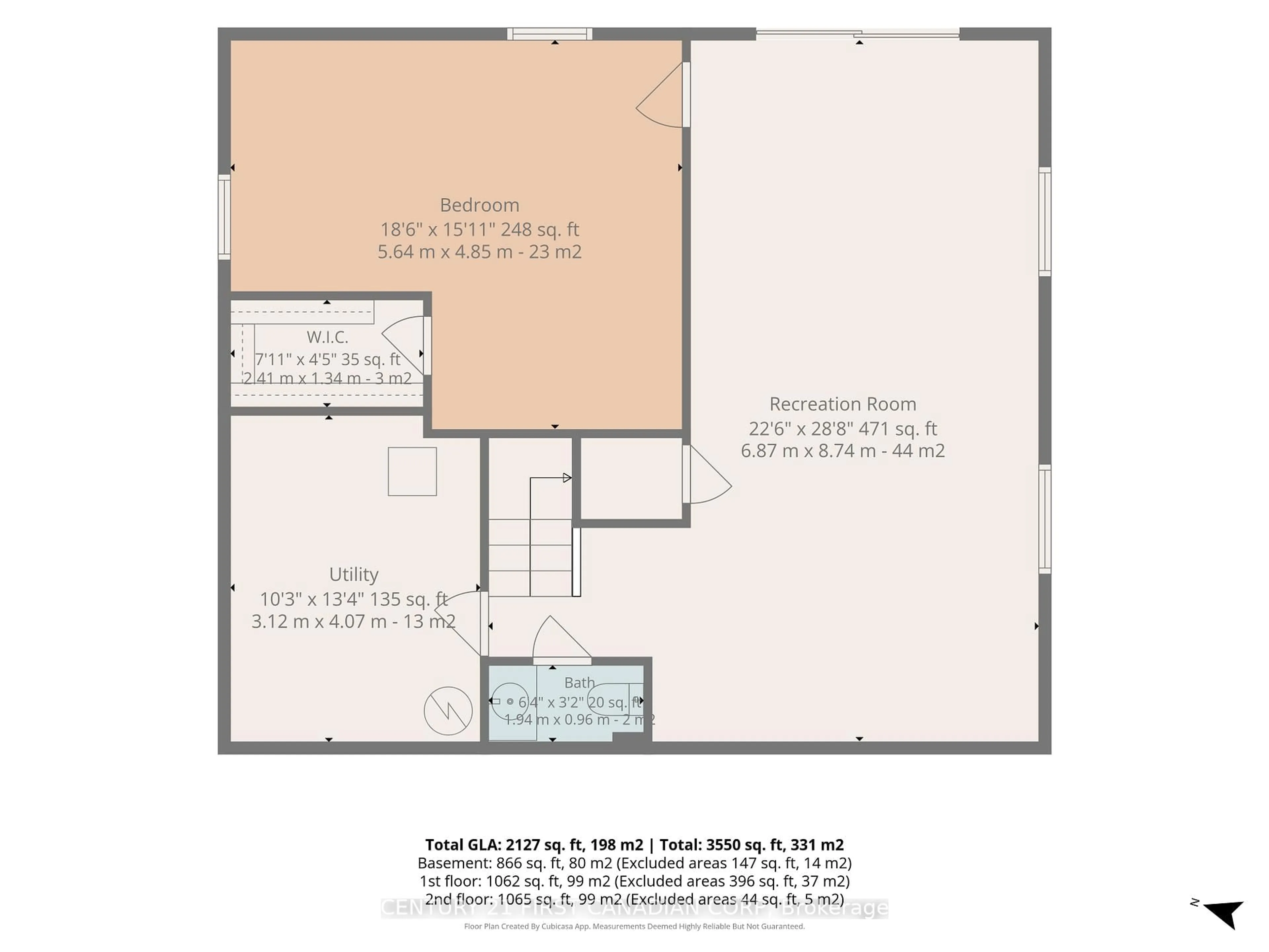 Floor plan for 2200 Blackwater Rd, London North Ontario N5X 4K2