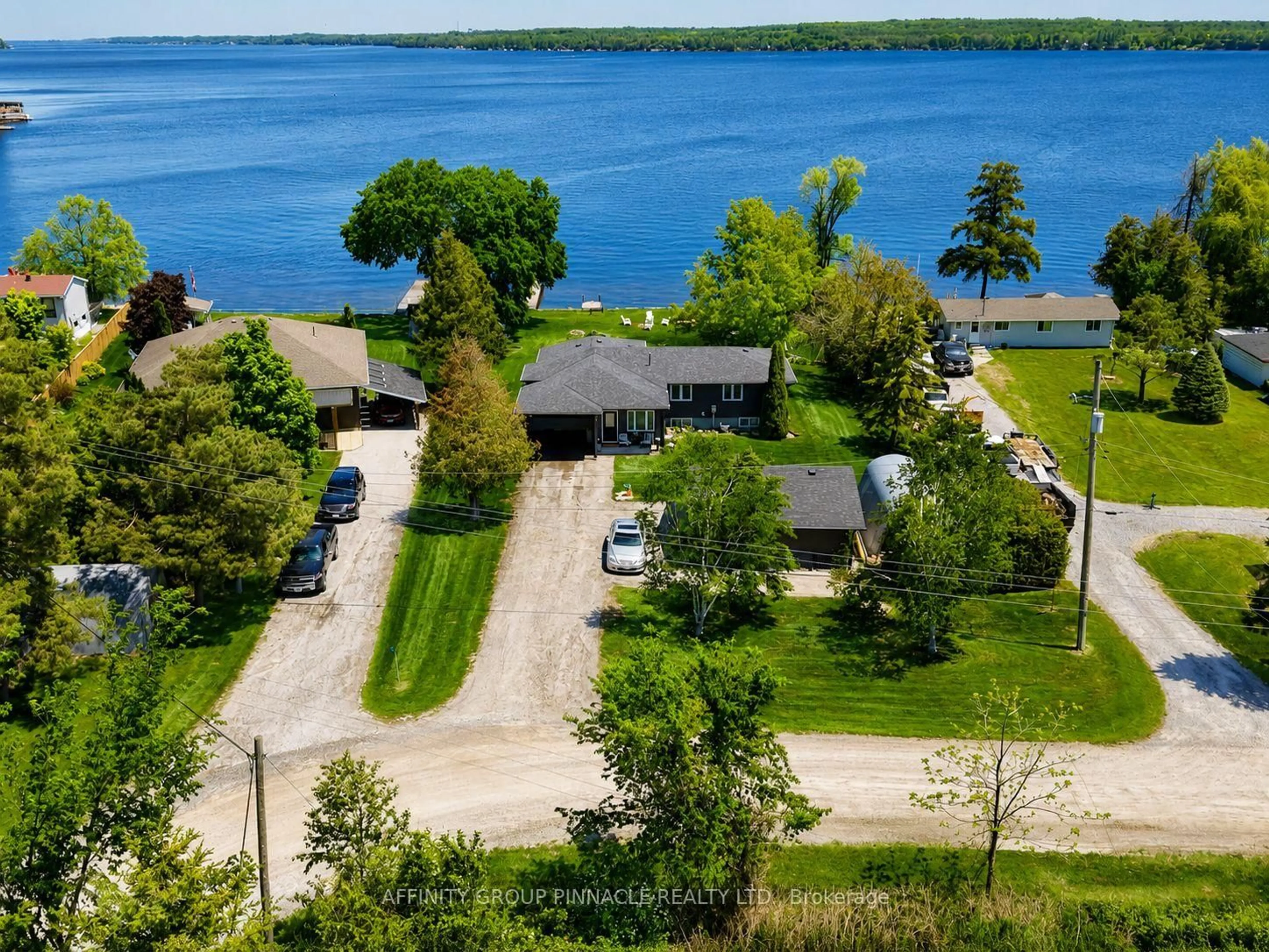 A pic from outside/outdoor area/front of a property/back of a property/a pic from drone, water/lake/river/ocean view for 47 Alton Rd, Kawartha Lakes Ontario K0M 1G0