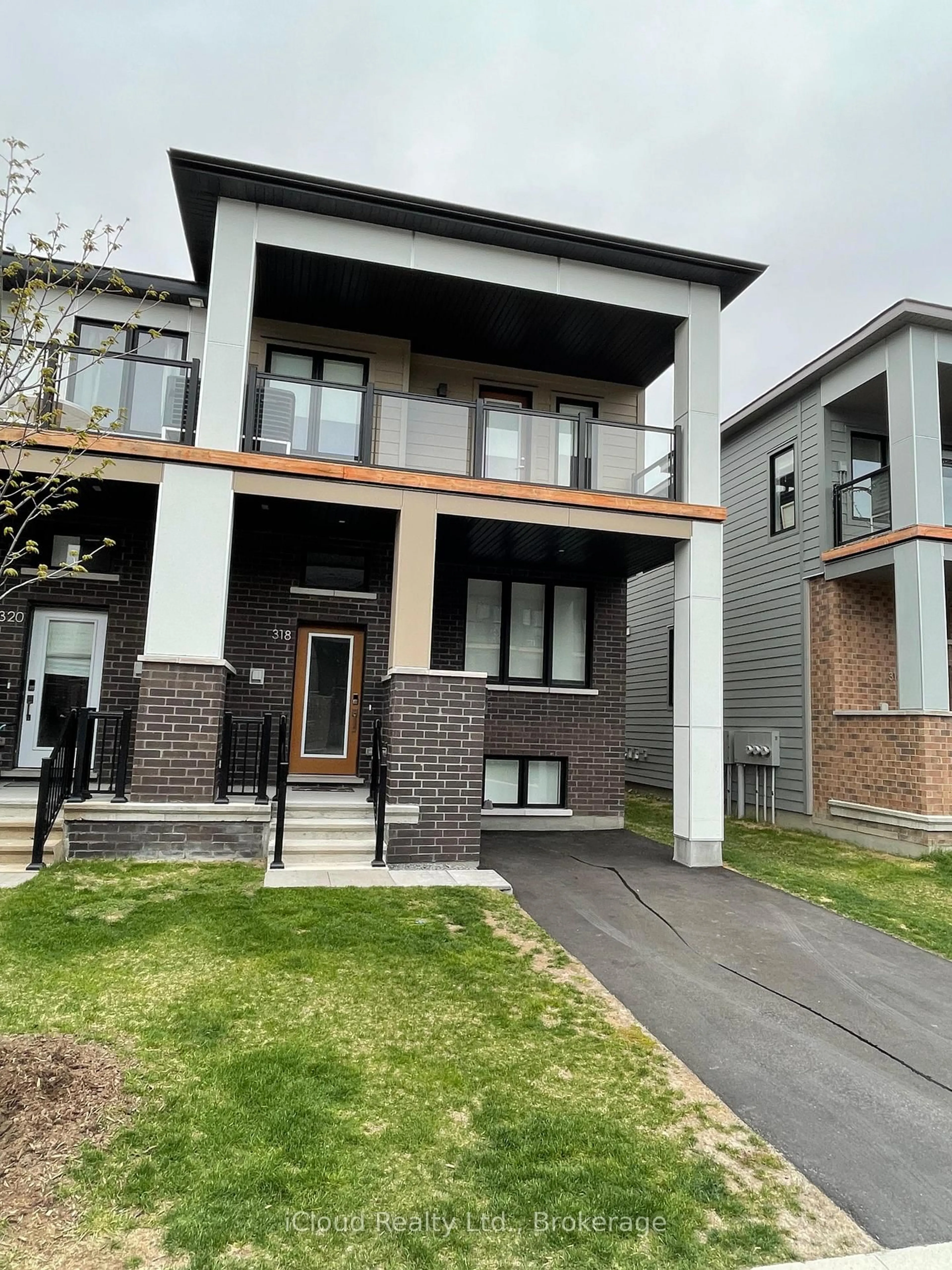 Home with brick exterior material, street for 318 Catsfoot Walk, Ottawa Ontario K2J 7G9