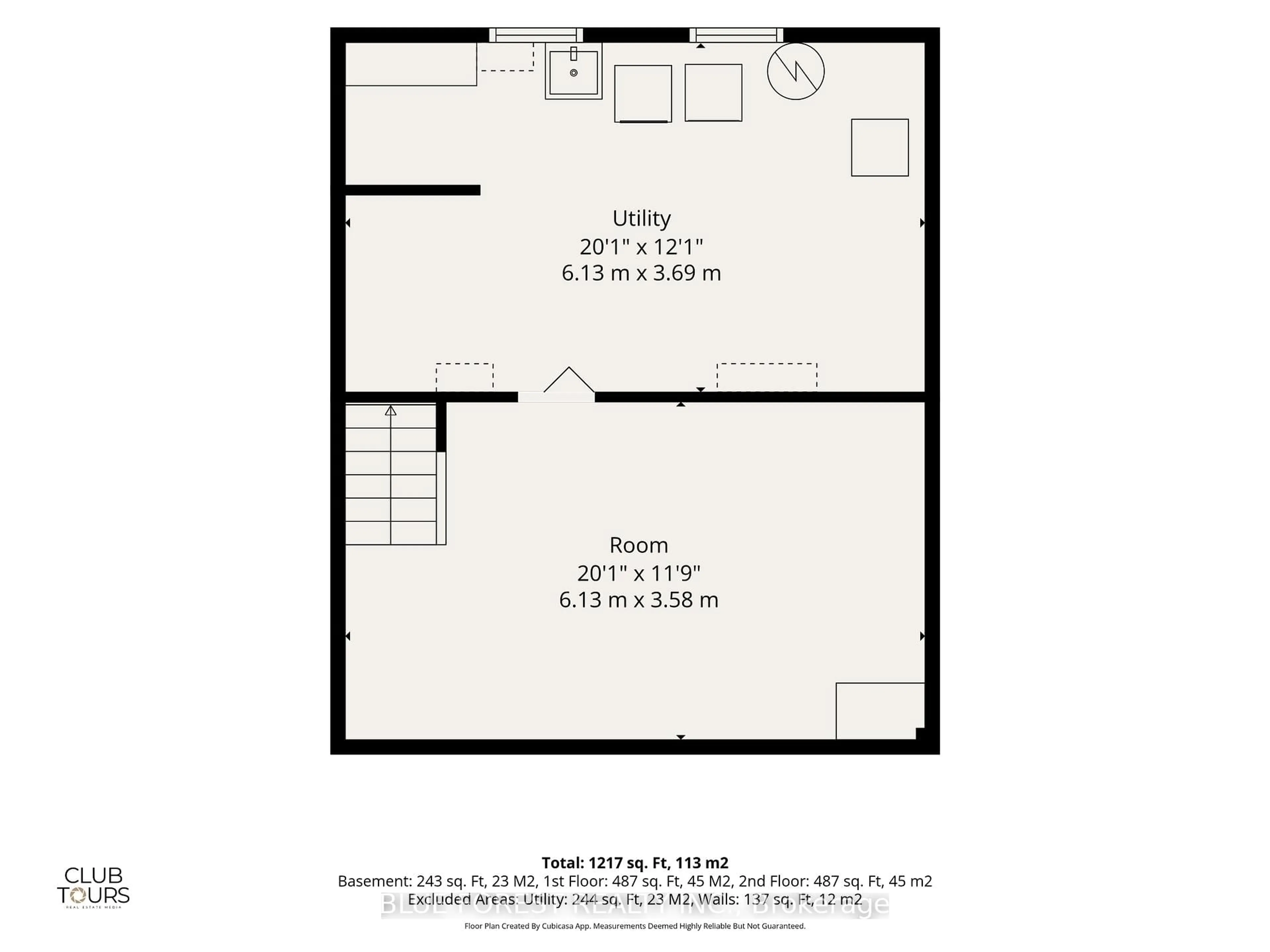 Floor plan for 230 Cairn St, London South Ontario N5Z 3W7