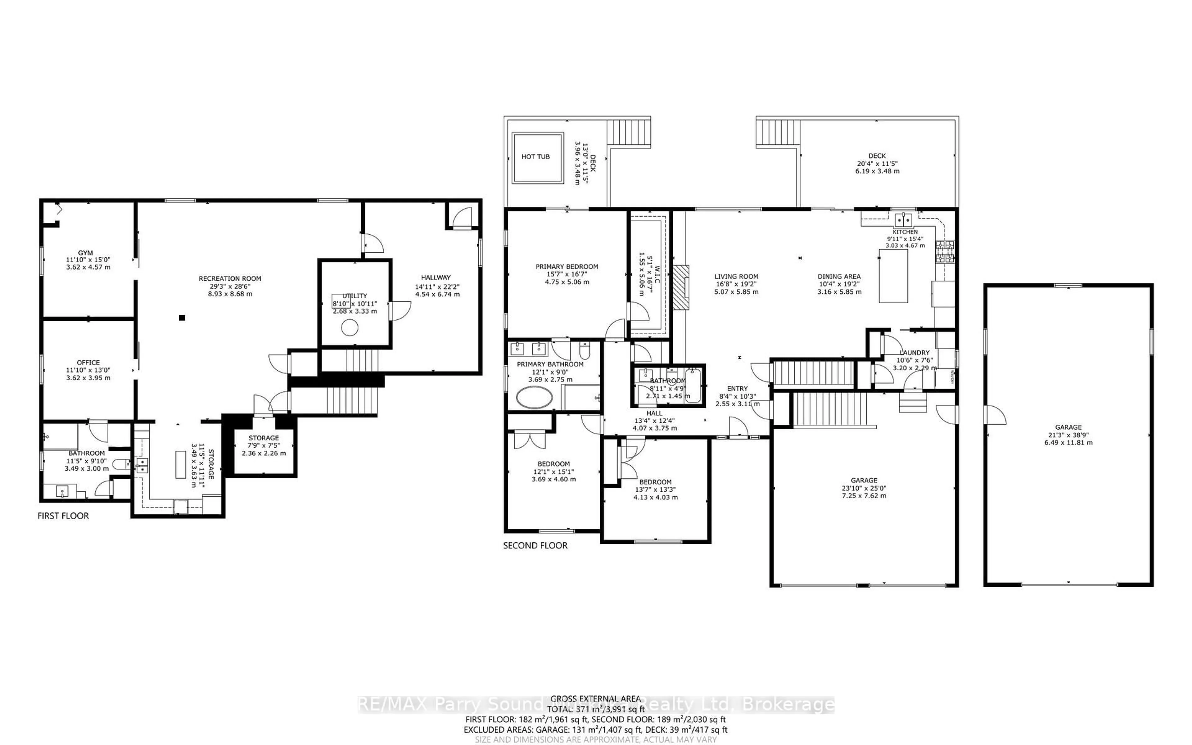 Floor plan for 270 Nobel Rd, McDougall Ontario P2A 2W9