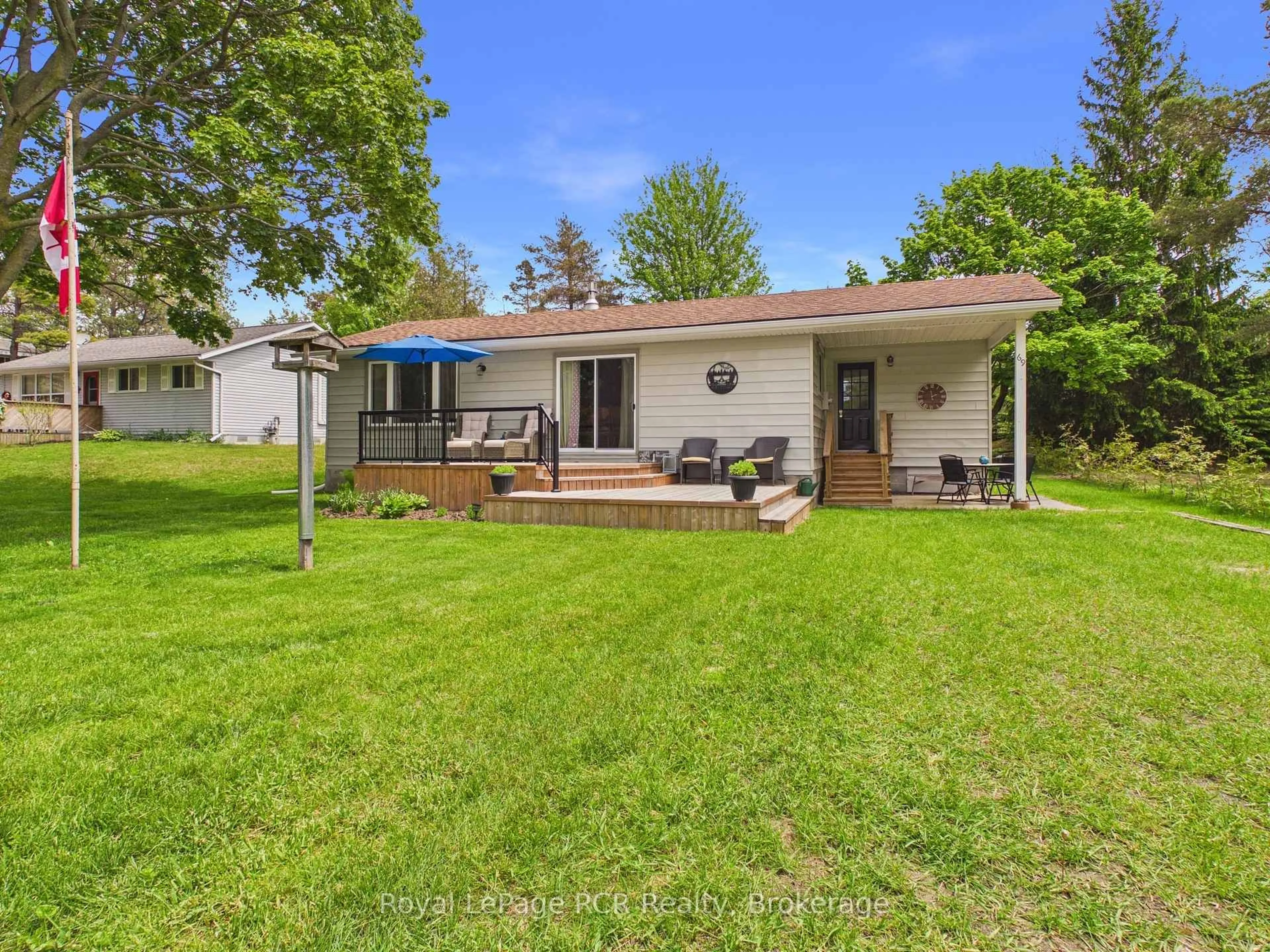 A pic from outside/outdoor area/front of a property/back of a property/a pic from drone, unknown for 69 Smith Lane, Huron-Kinloss Ontario N0G 2R0