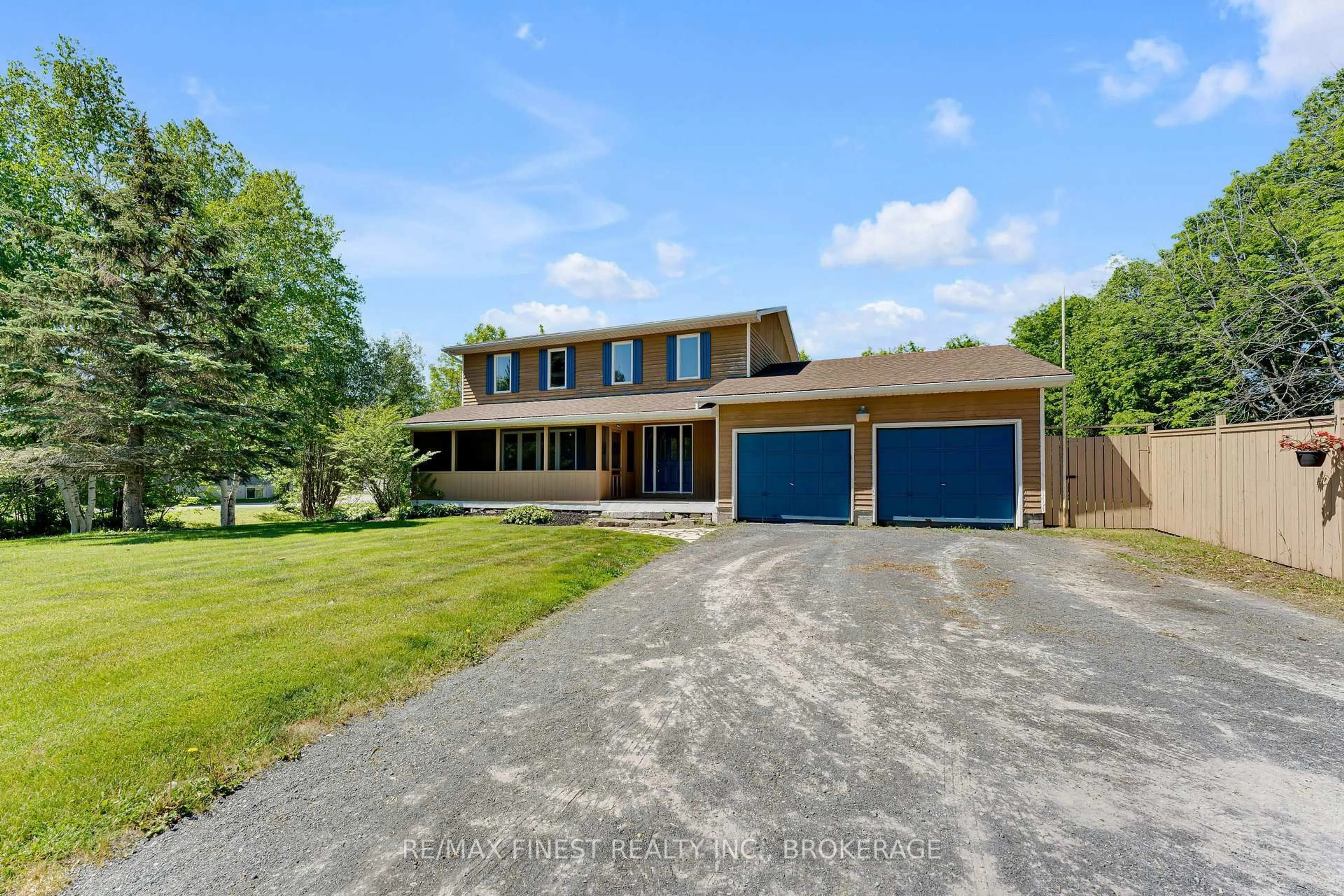 A pic from outside/outdoor area/front of a property/back of a property/a pic from drone, street for 142 County Road 15, Tamworth Ontario K0K 3G0