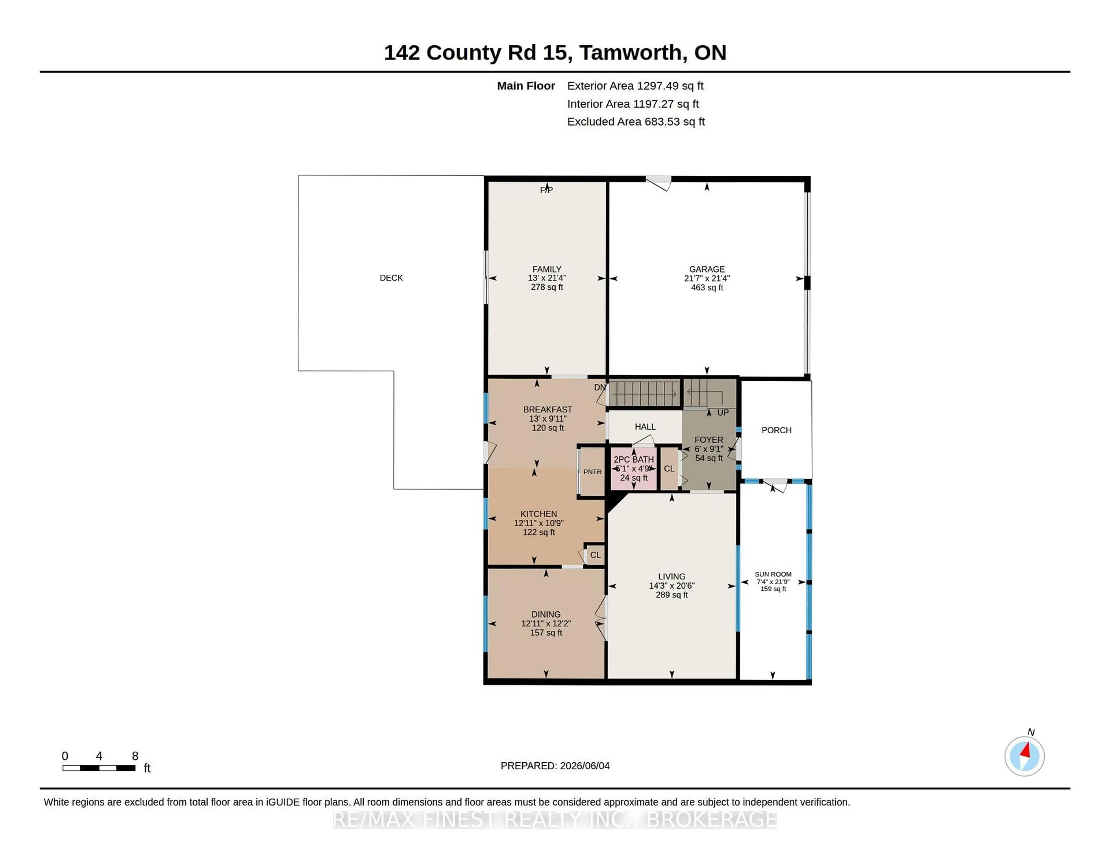 Floor plan for 142 County Road 15, Tamworth Ontario K0K 3G0